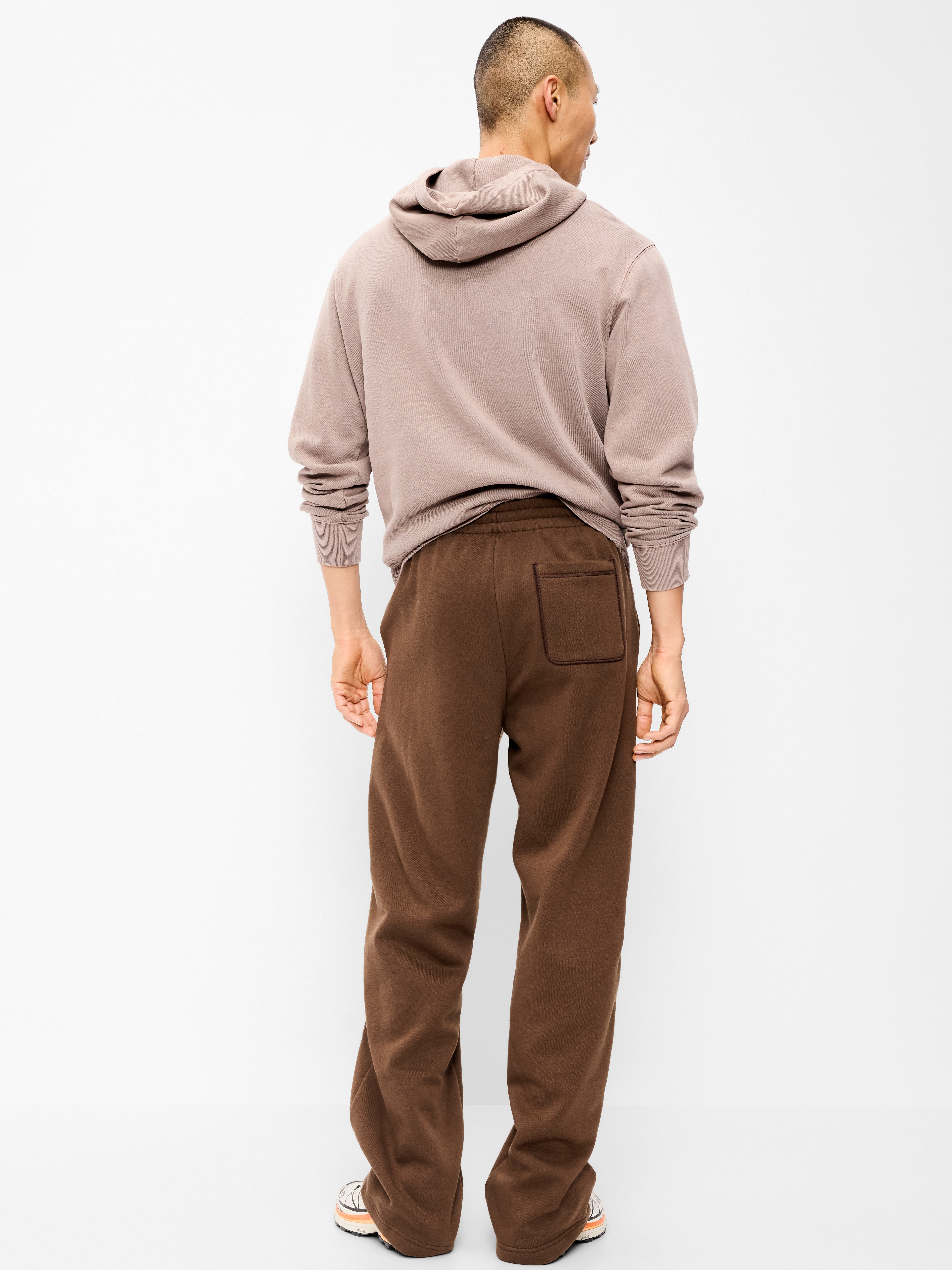 Baggy Waffle-Knit Utility Sweatpants - Dark Walnut - 3