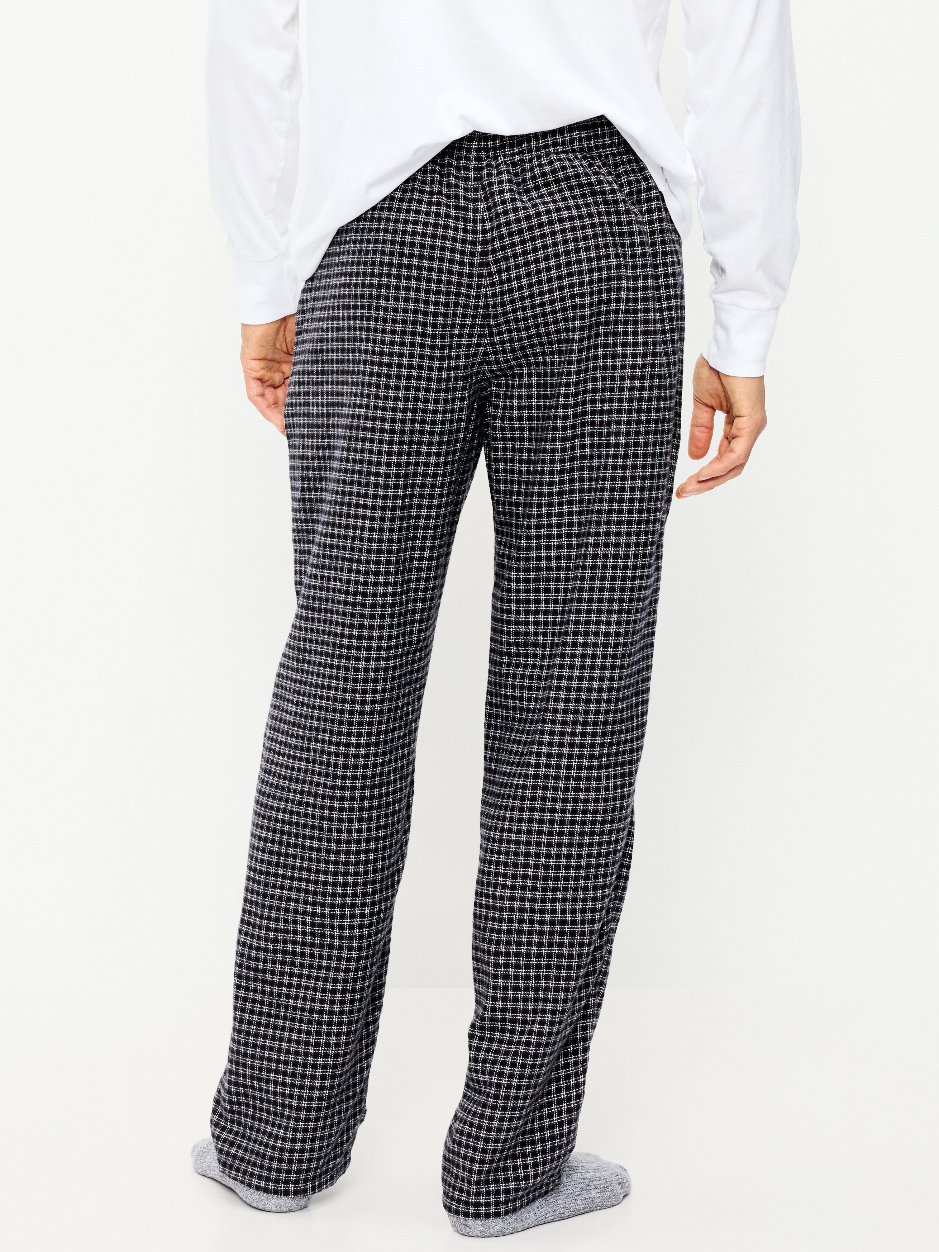 Flannel Pajama Pants - Gray Tweed - 2