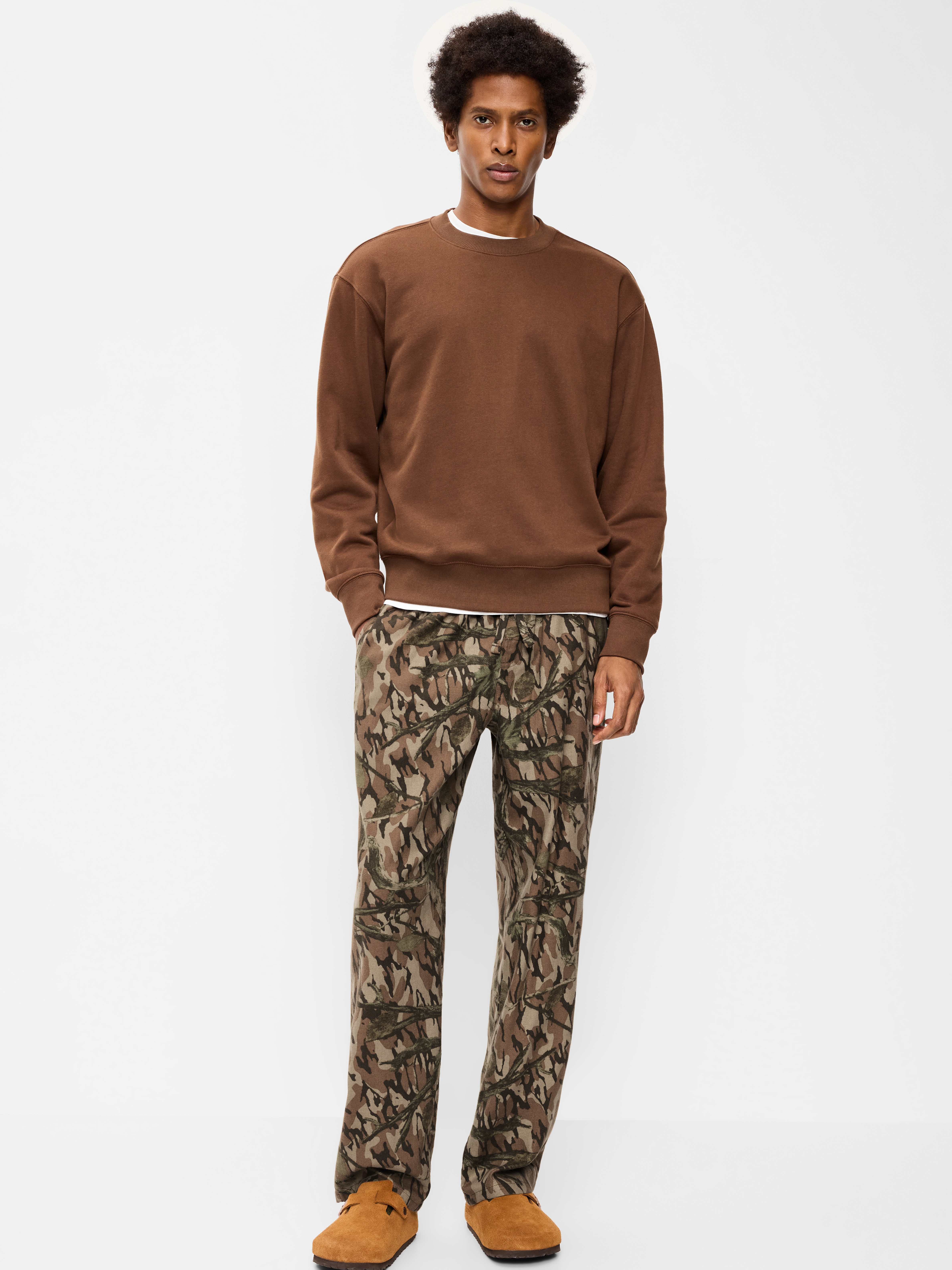 Flannel Pajama Pants - Photoreal Tree - 1