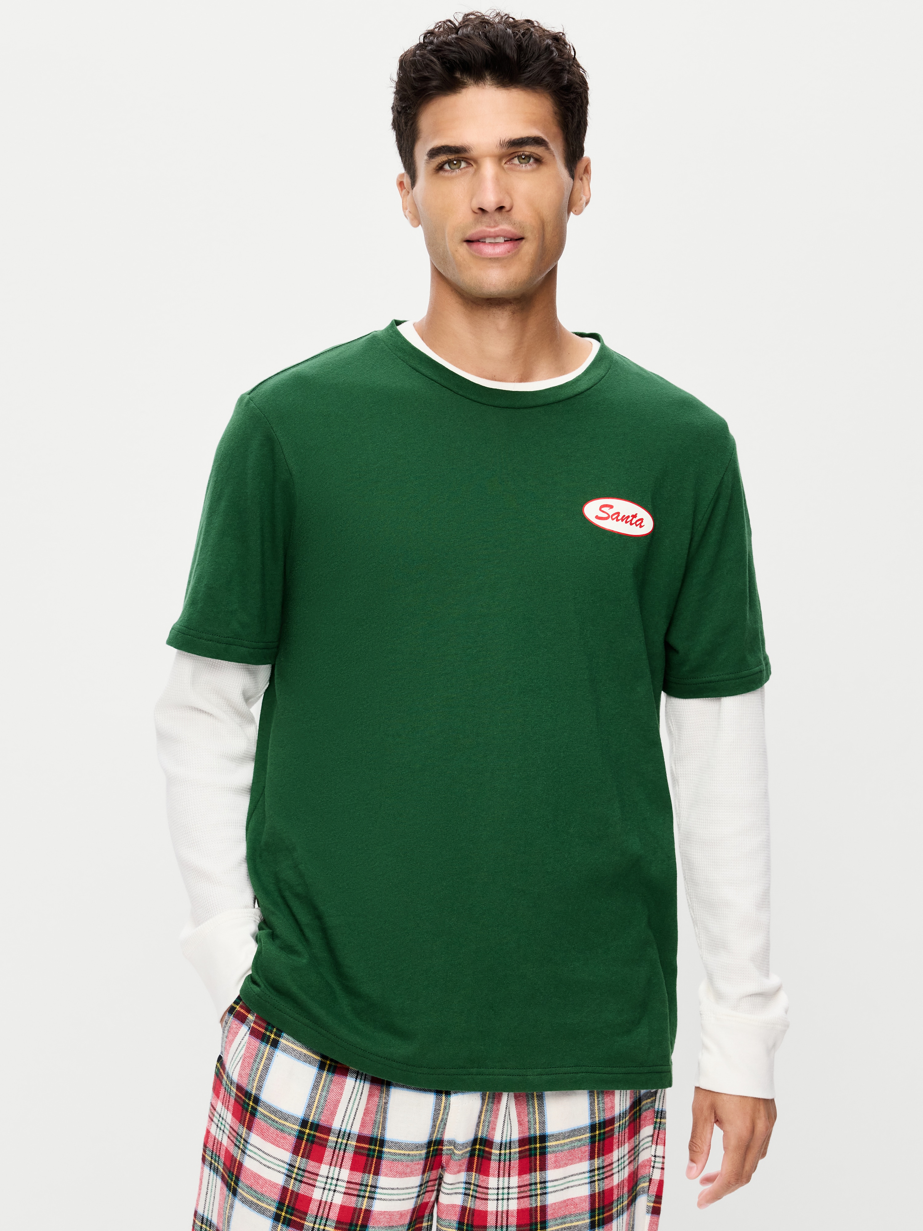 Crew-Neck Graphic T-Shirt - Field of Greens - 2