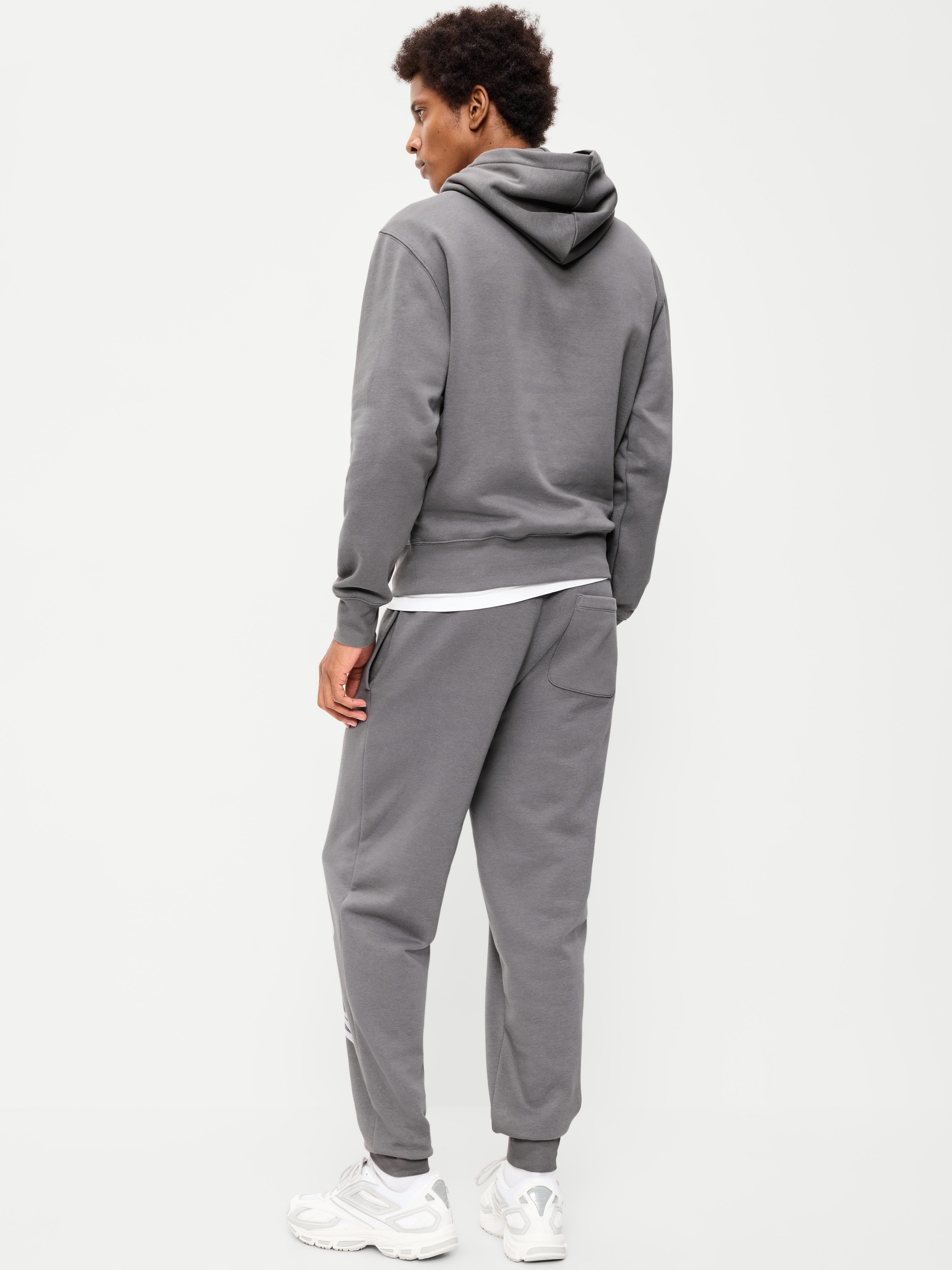 Logo Tapered Jogger Sweatpants - Gray Stone - 3