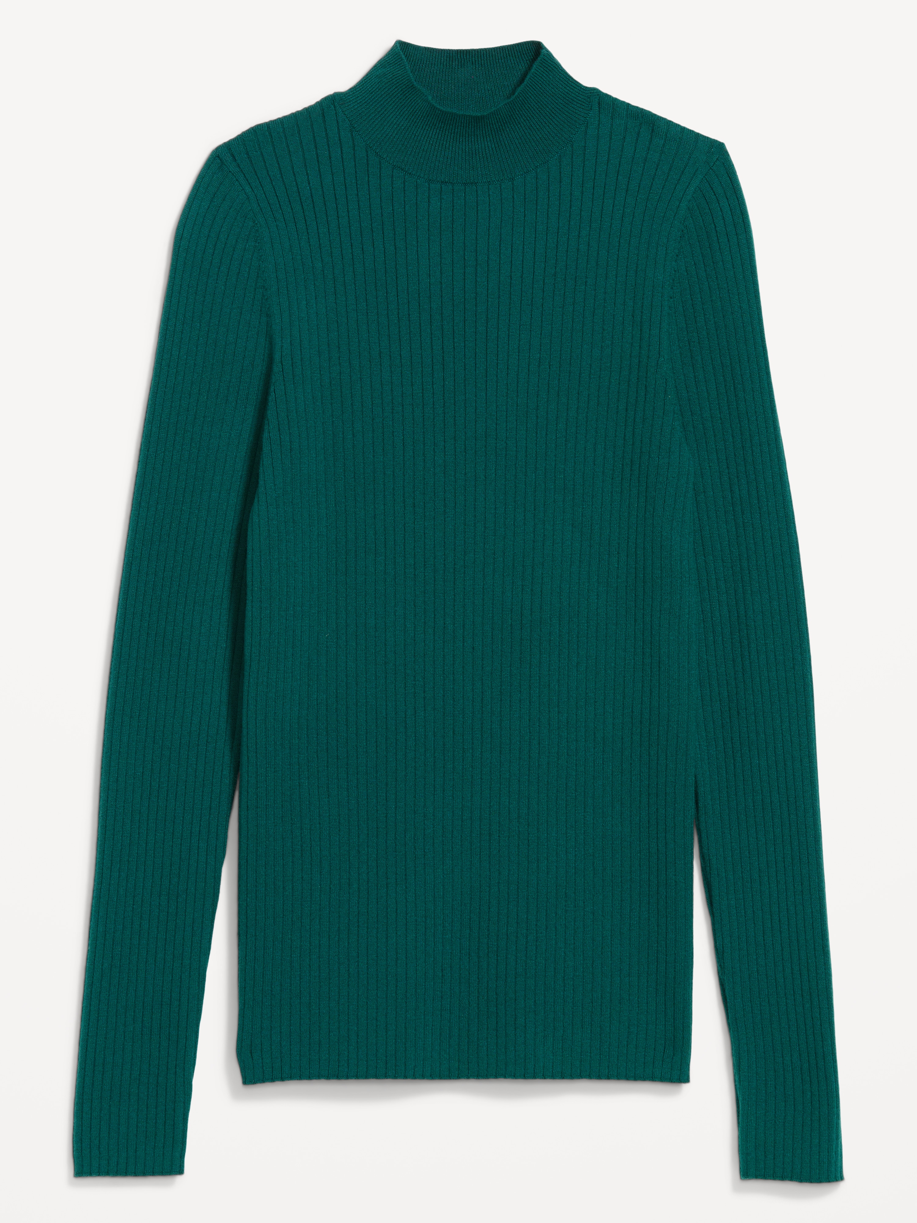 SoSoft Lite Ribbed Mock-Neck Sweater - Jet Stream - 1