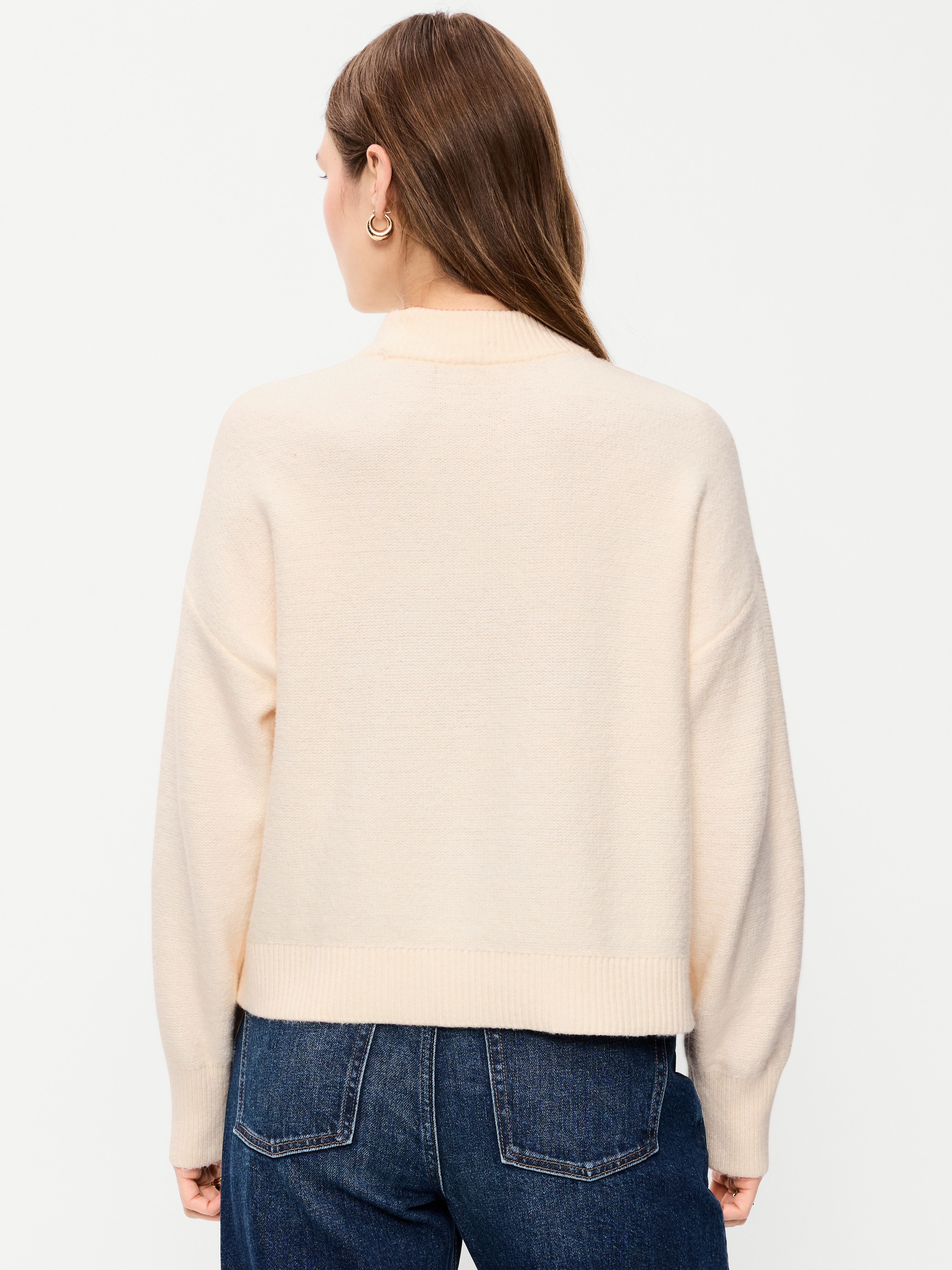 SoSoft Crew-Neck Cable Knit Sweater - Creme De La Creme - 2