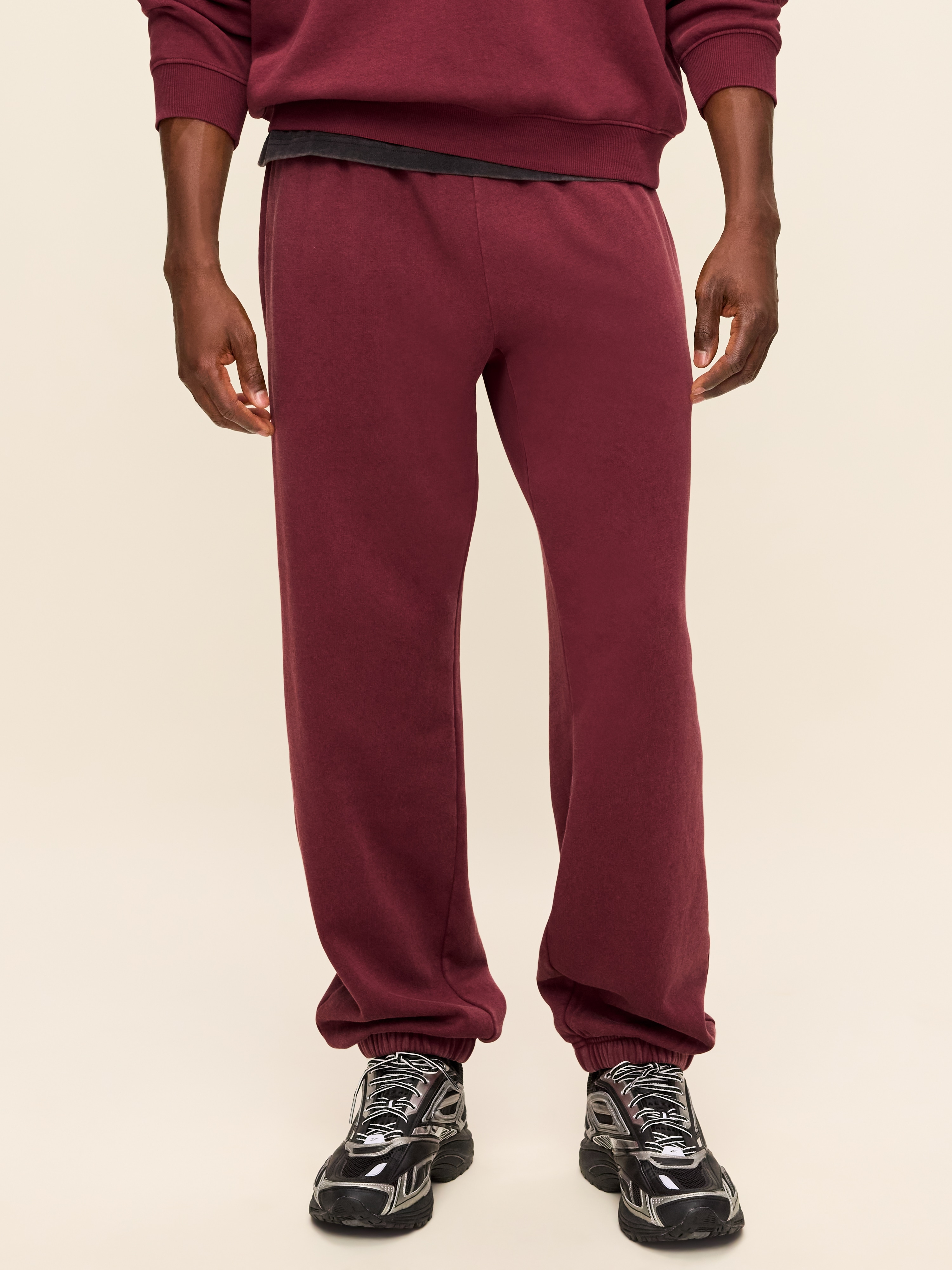 Lived-In Pro Jogger Sweatpants - Dark Red - 1