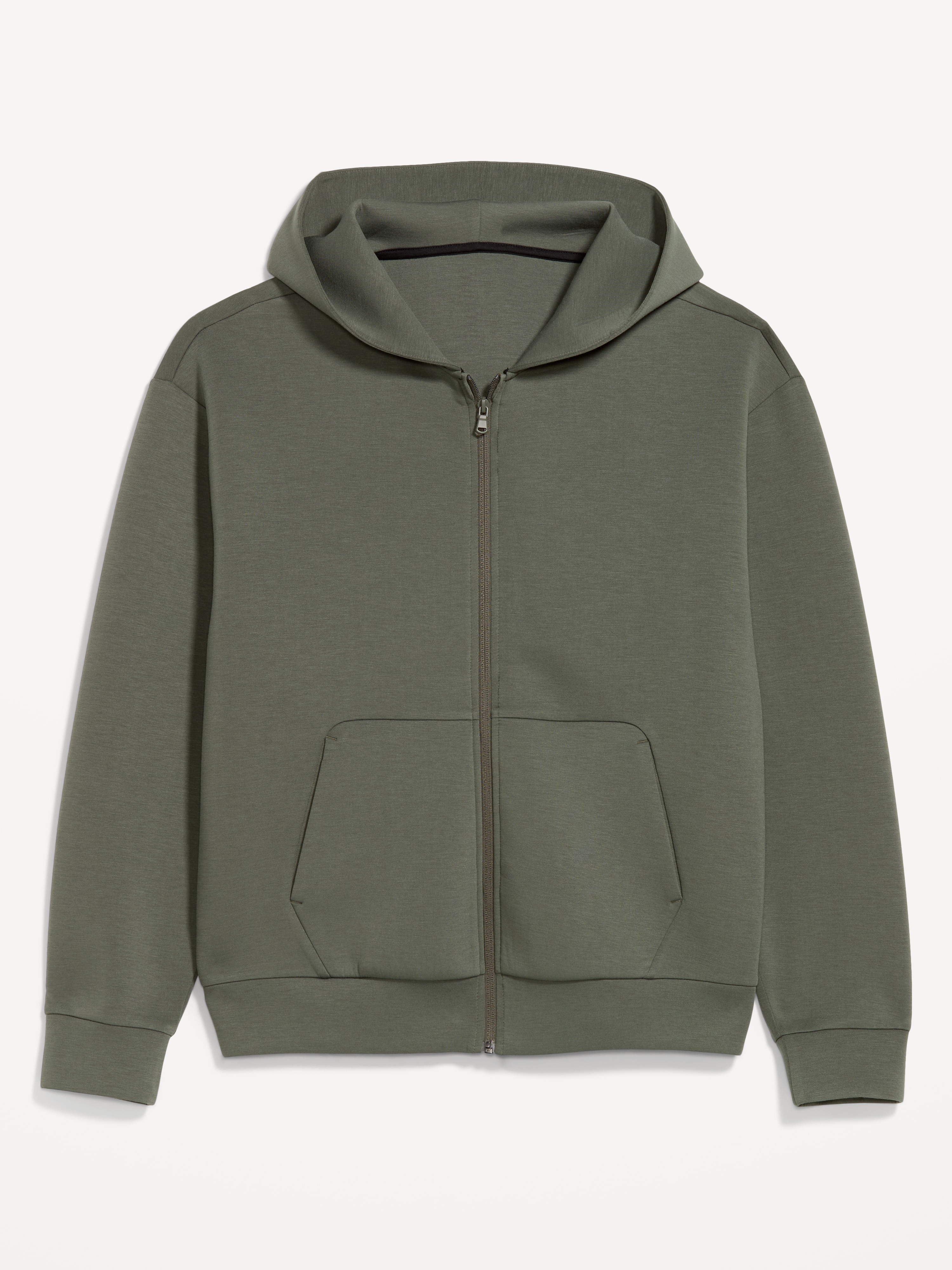 Bounce Fleece Oversized Full-Zip Hoodie - LODEN - 1