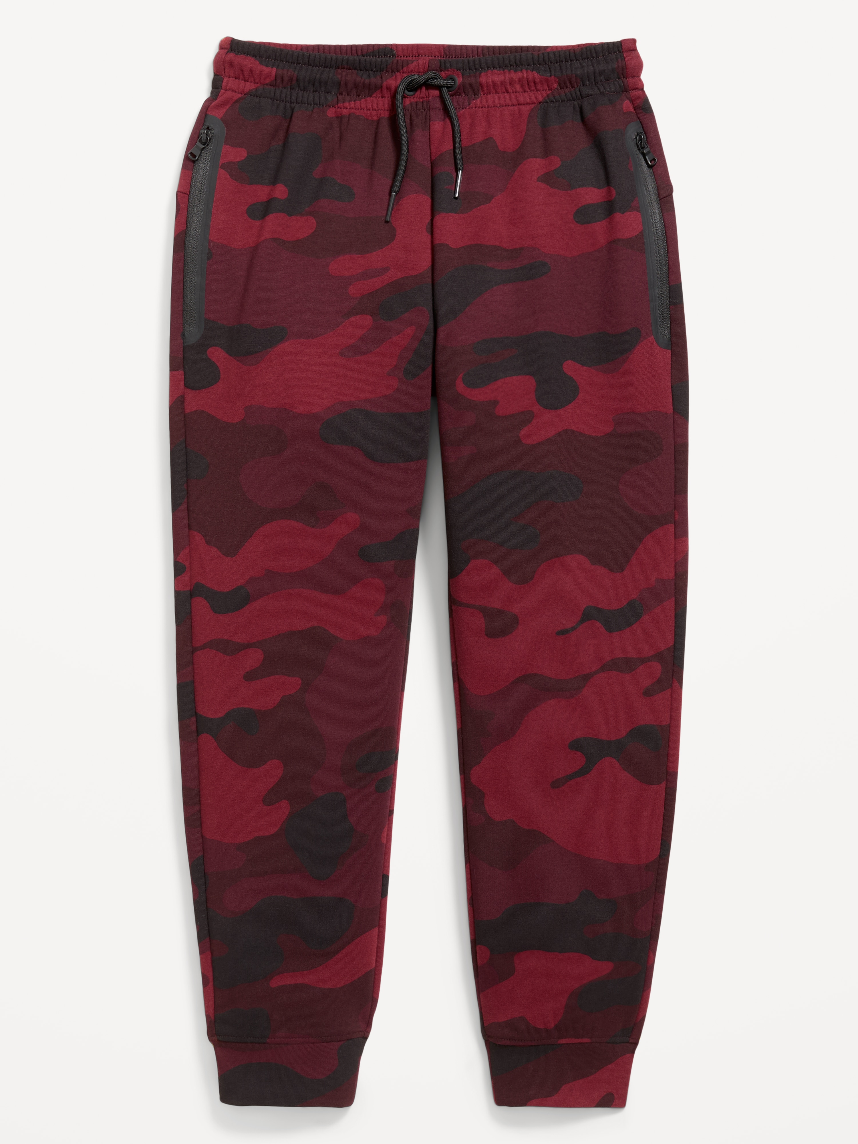 Dynamic Fleece Jogger Sweatpants for Boys - Red Camo - 1