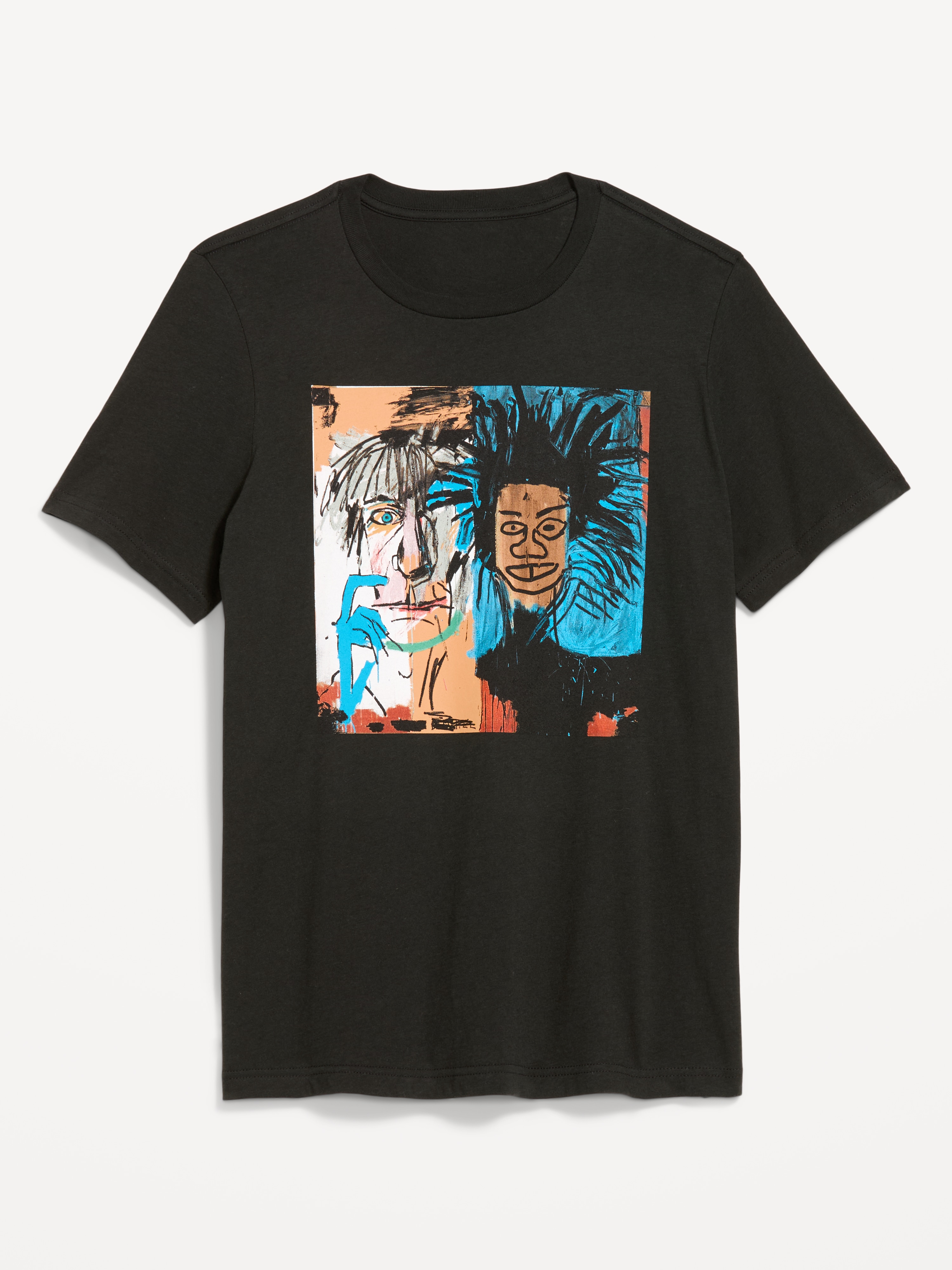 Jean-Michel Basquiat Graphic T-Shirt - Black Spark - 1