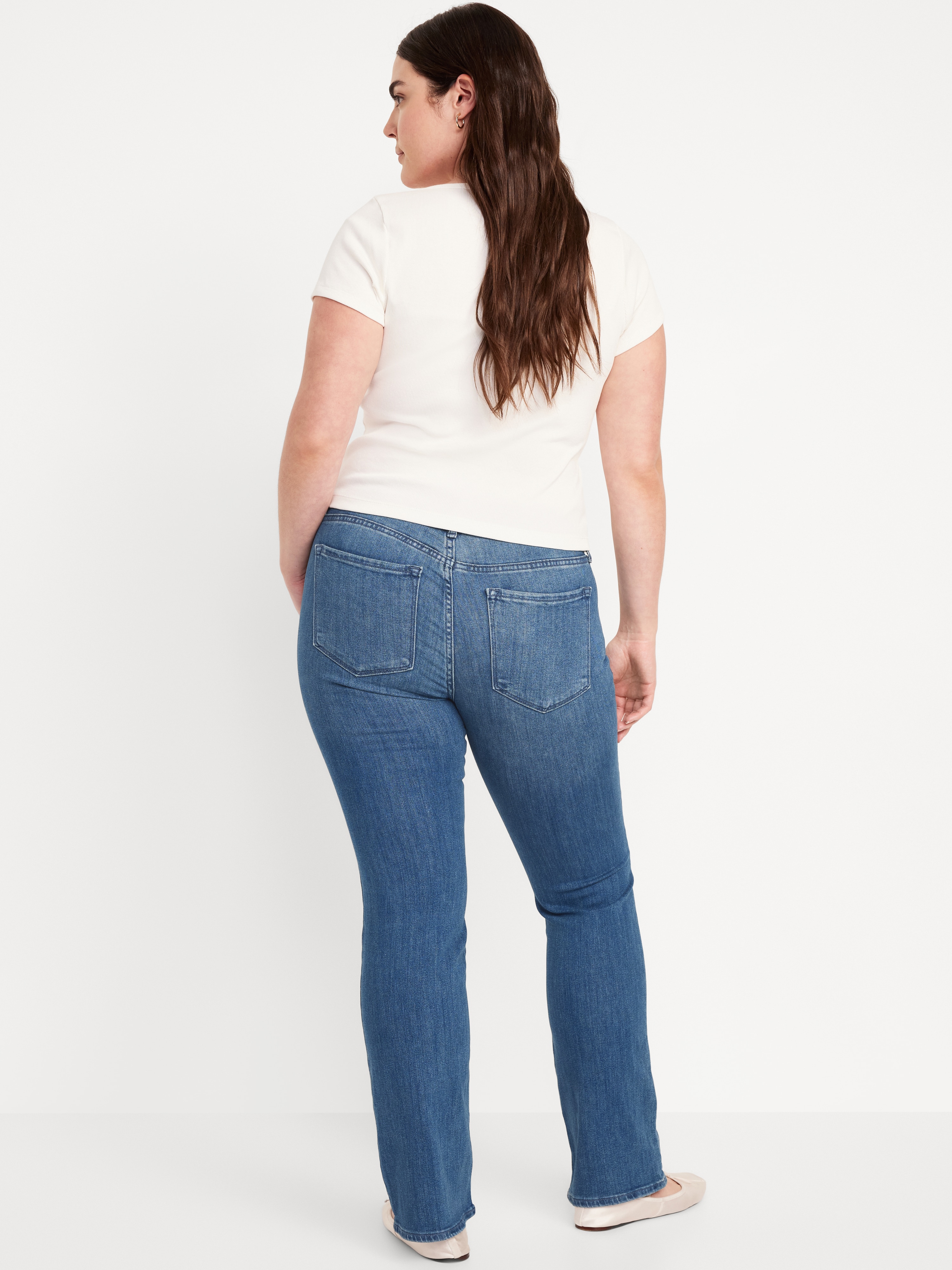 Mid-Rise Wow Boot-Cut Jeans - Medium Wash - 5