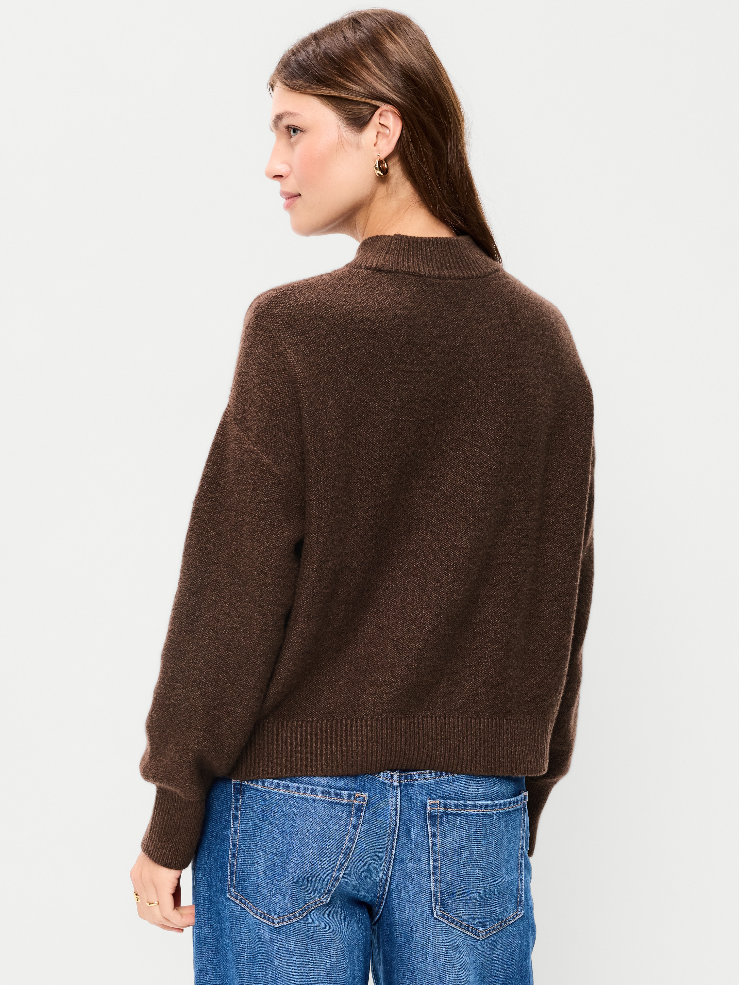 SoSoft Crew-Neck Cable Knit Sweater - Earthen - 2