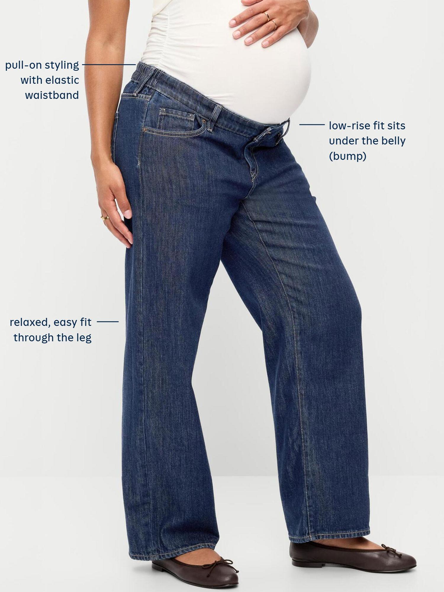 Maternity Low-Rise OG Loose Jeans - Heritage Rinse - 6