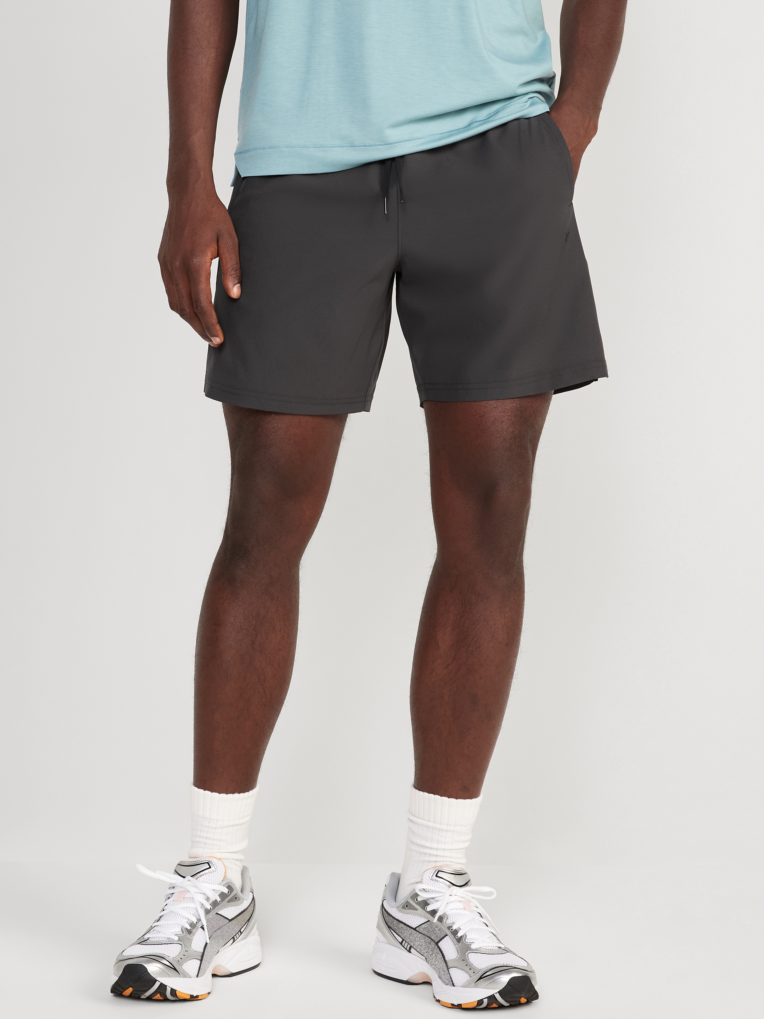 StretchTech Workout Shorts -- 7-inch inseam - Panther - 1