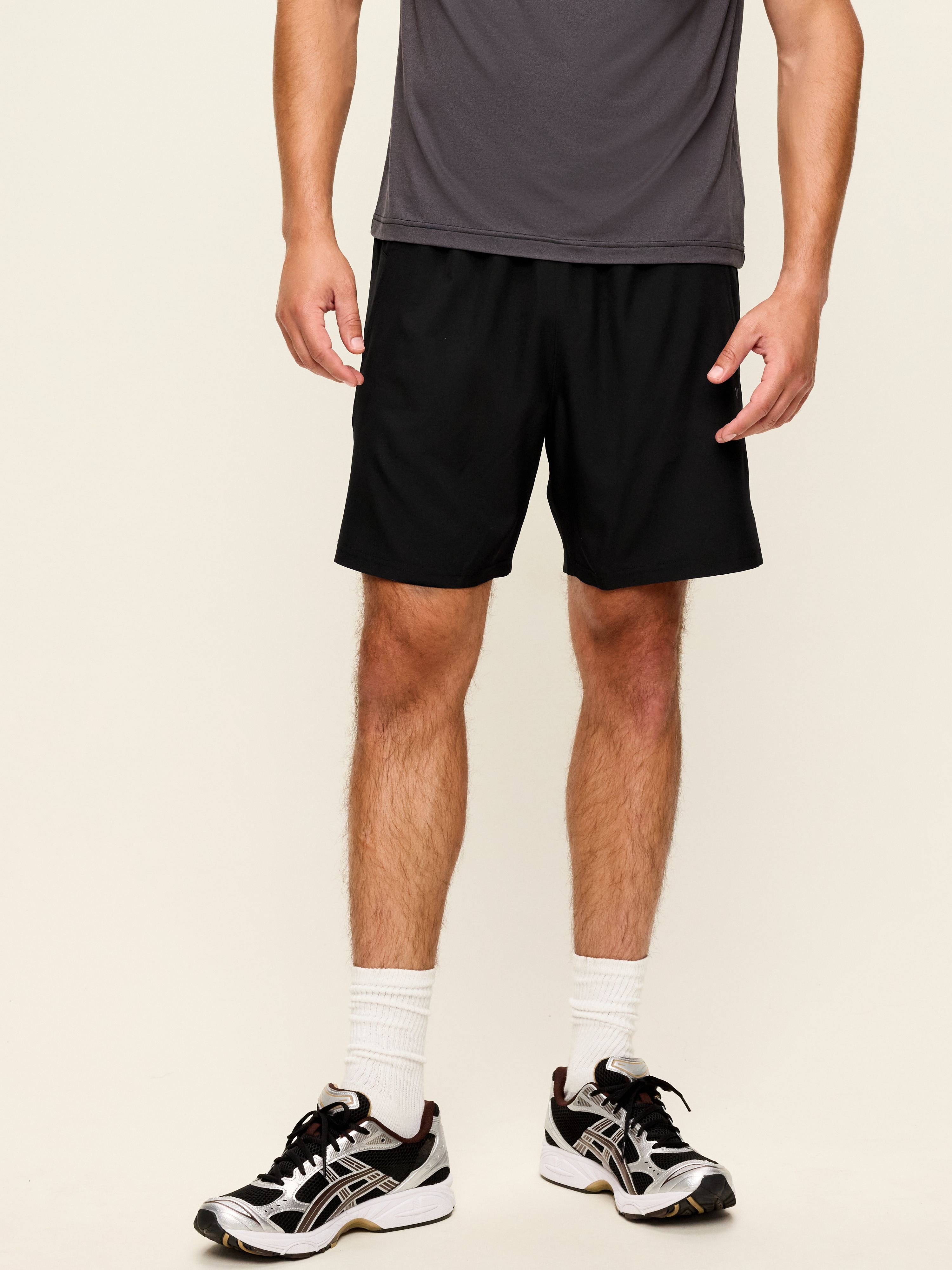 StretchTech Workout Shorts -- 7-inch inseam - Black Jack - 1
