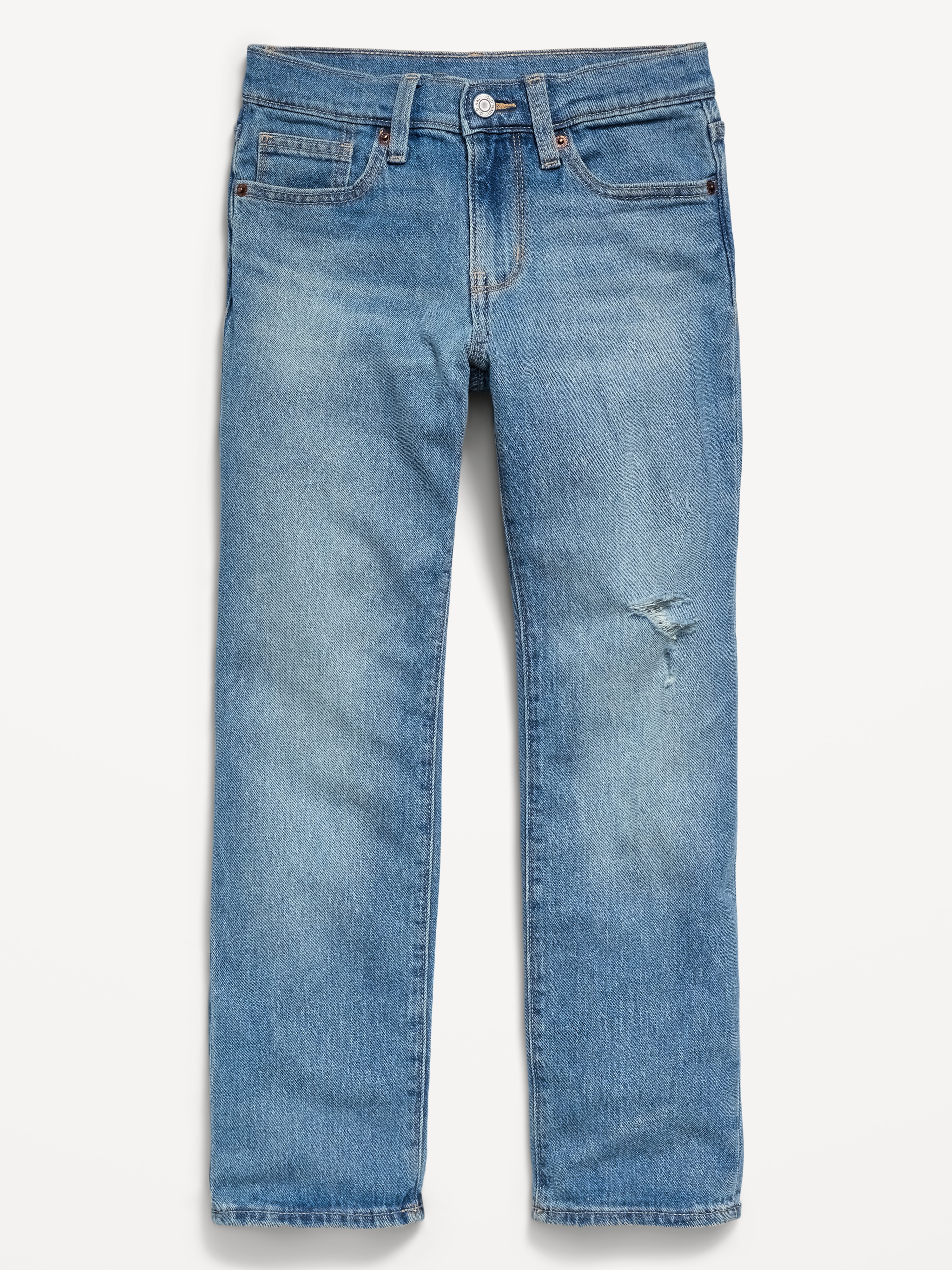90's Straight-Leg Jeans for Boys - Medium Wash - 1