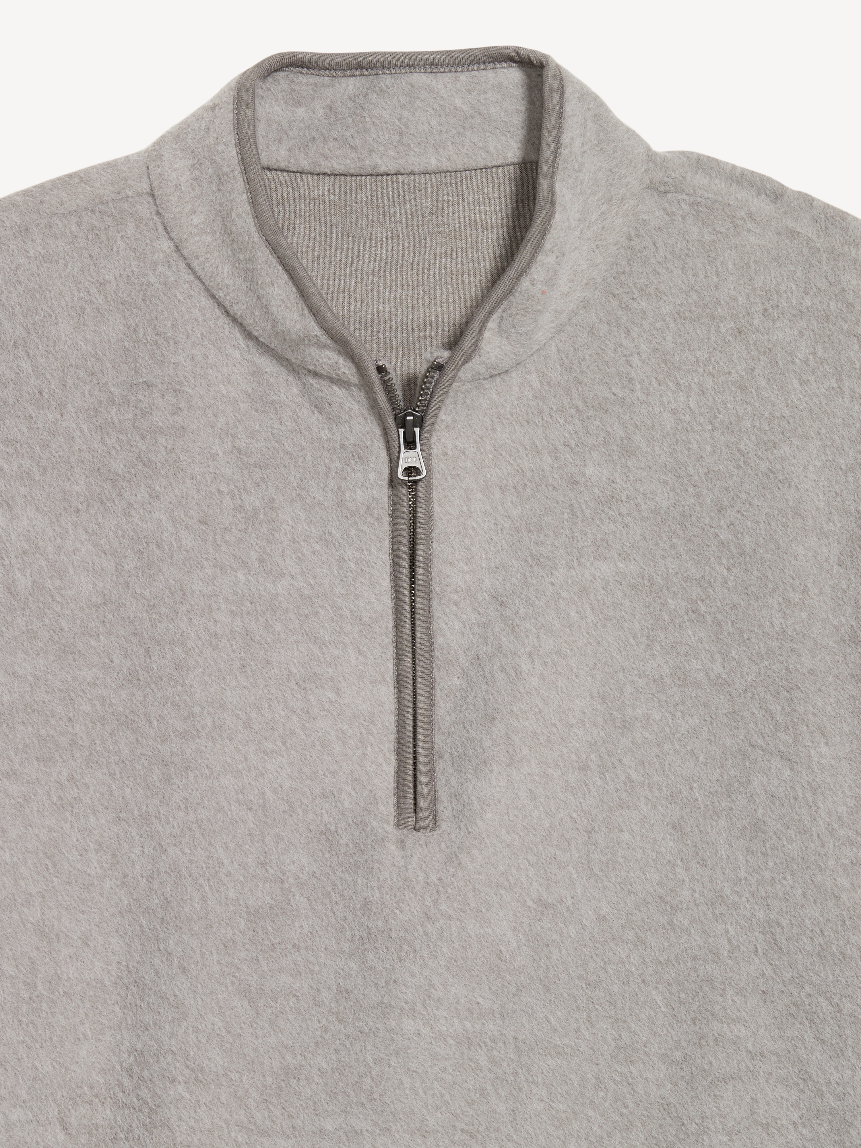 Quarter-Zip Pullover - Medium Gray - 3