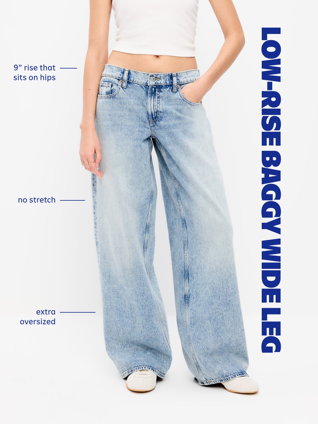Low-Rise Baggy Wide-Leg Jeans - Nohea - 5