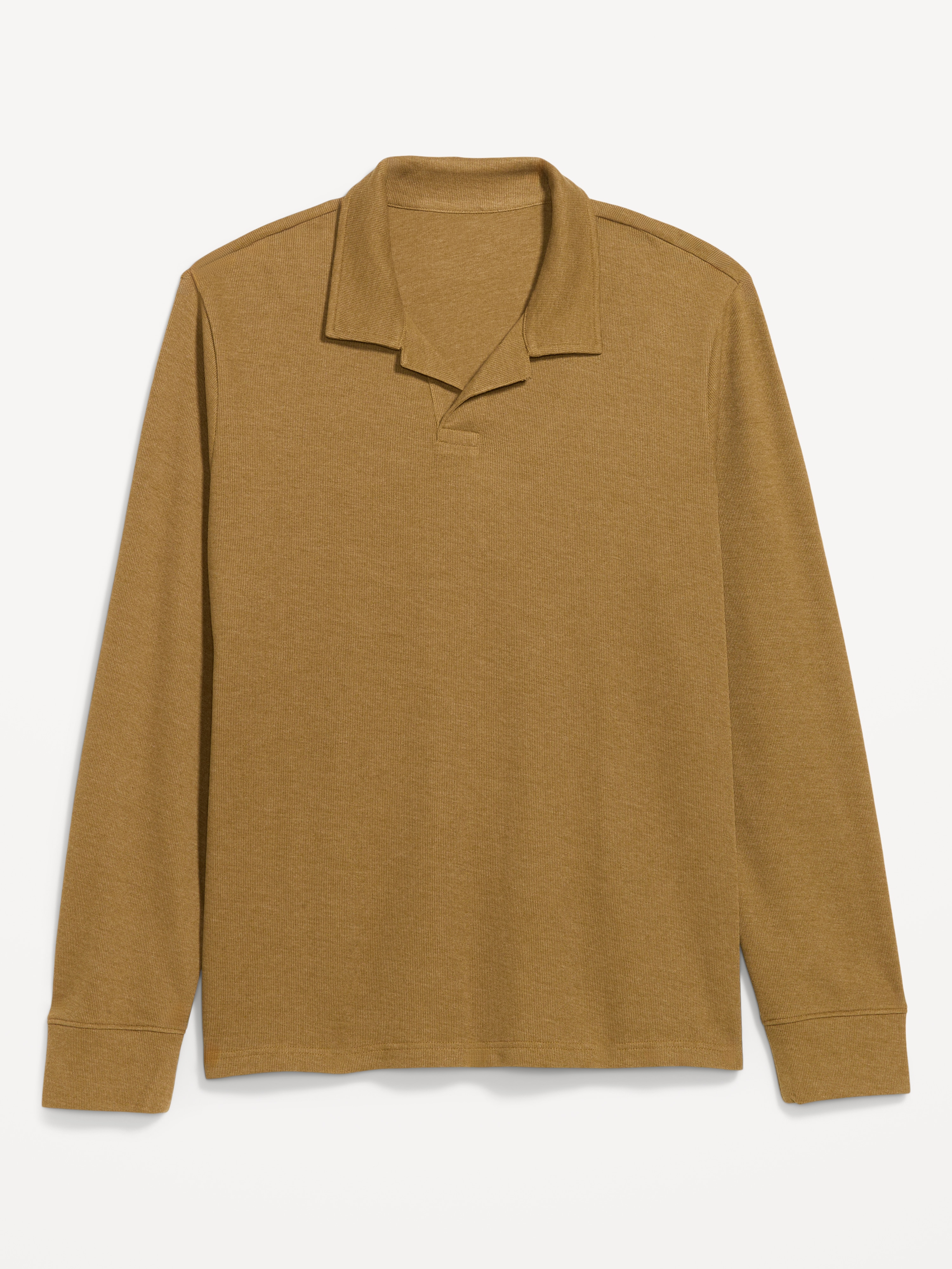 Long-Sleeve Polo Sweater - Wetland Reed - 1