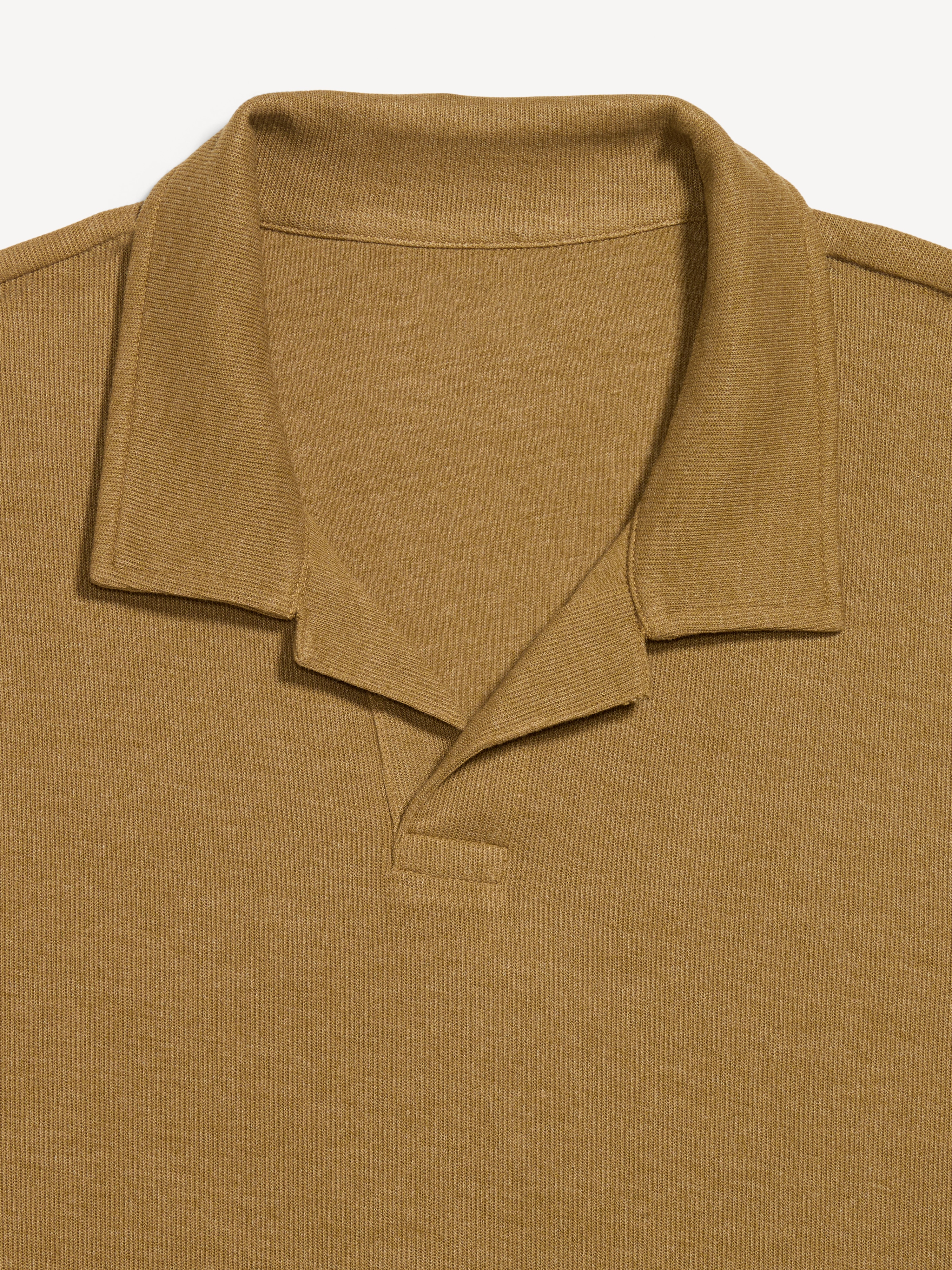 Long-Sleeve Polo Sweater - Wetland Reed - 3