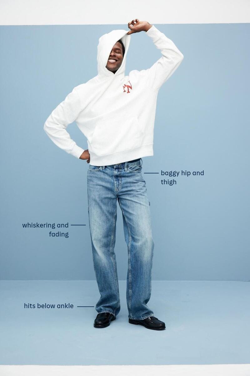 2000s Super Baggy Jeans - Light Wash - 7
