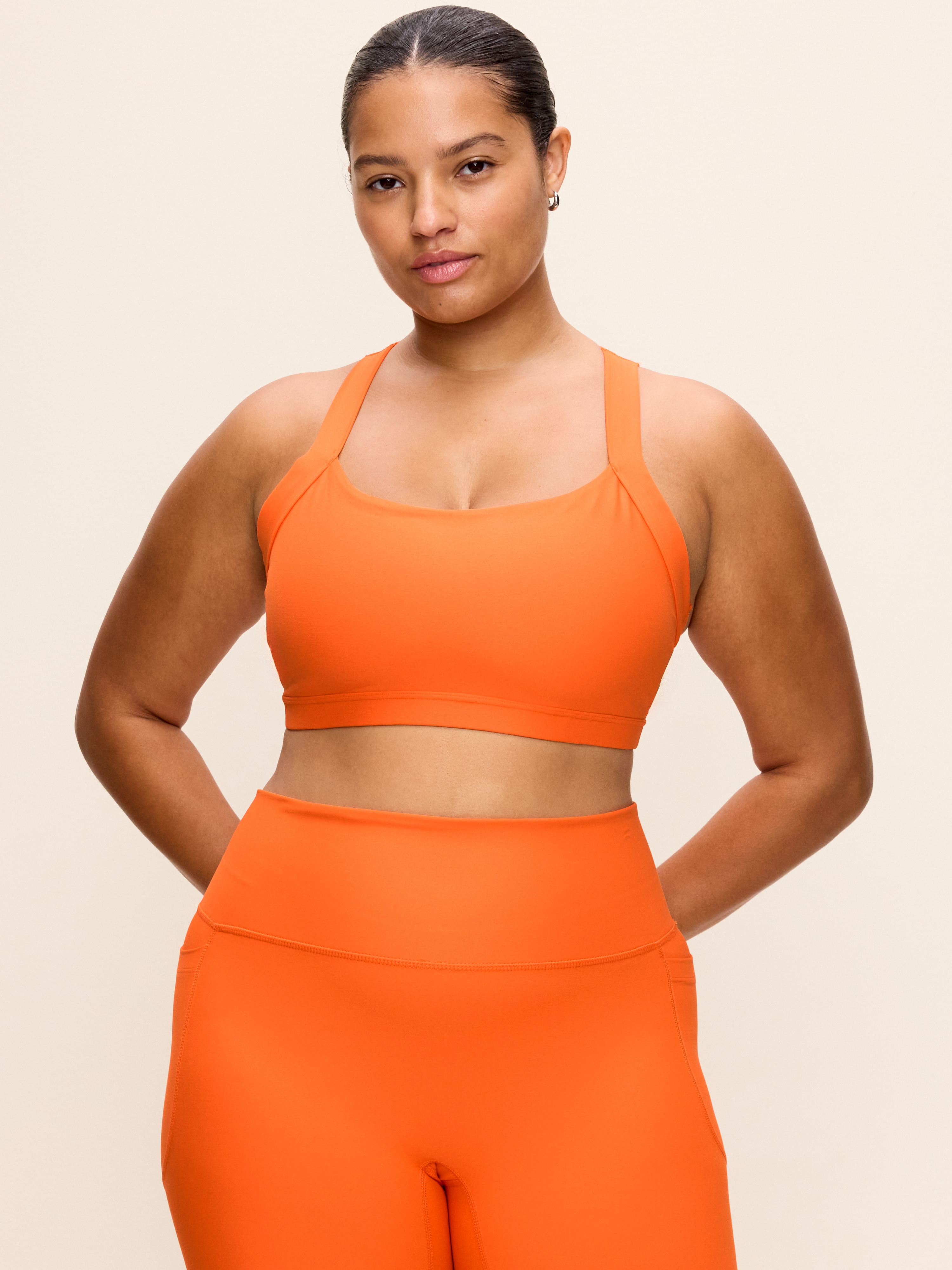 Medium Support PowerSoft Sports Bra - Tigerlily - 3