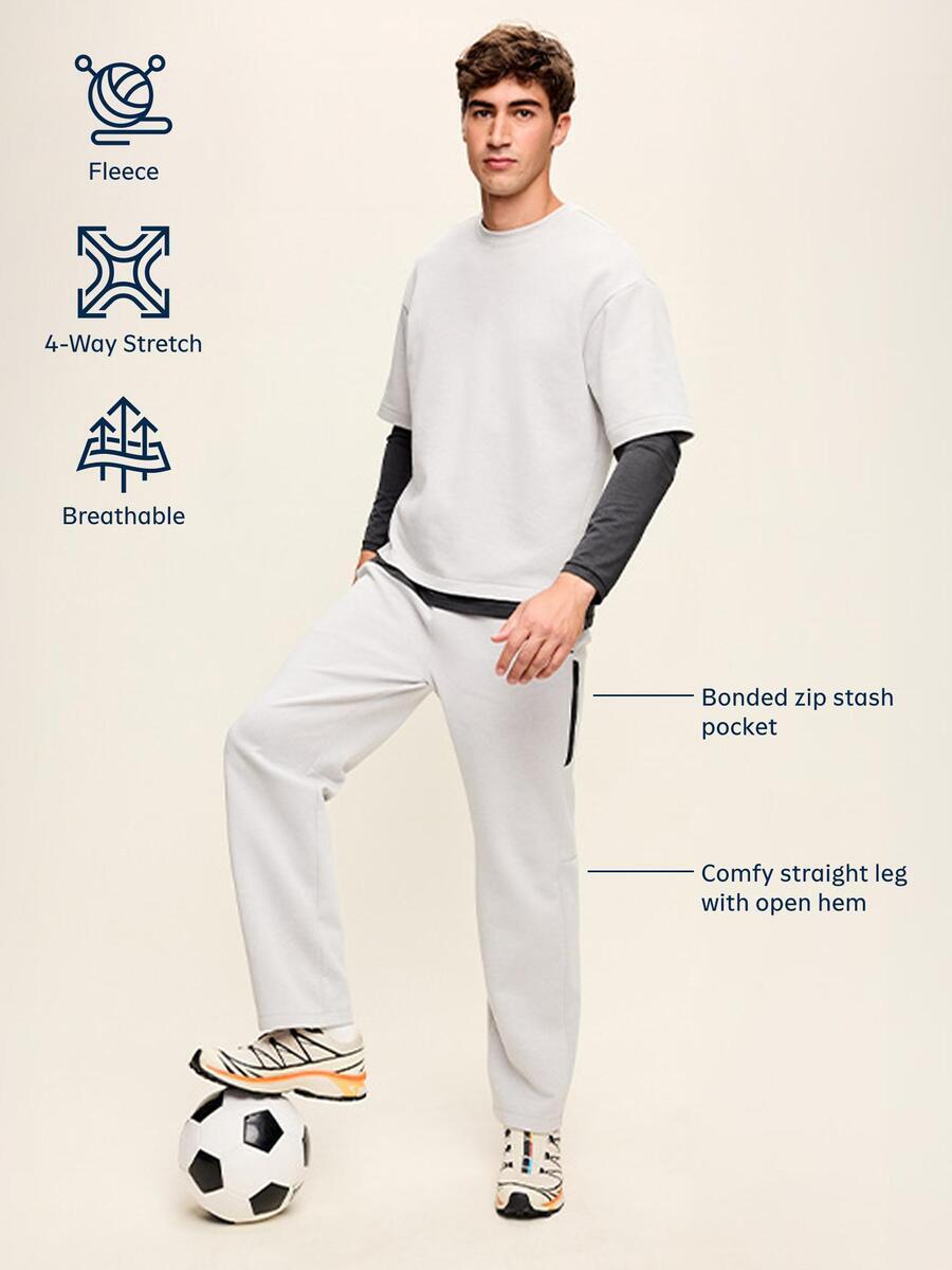 Dynamic Fleece Straight-Leg Pants - Reddy Or Not - 6