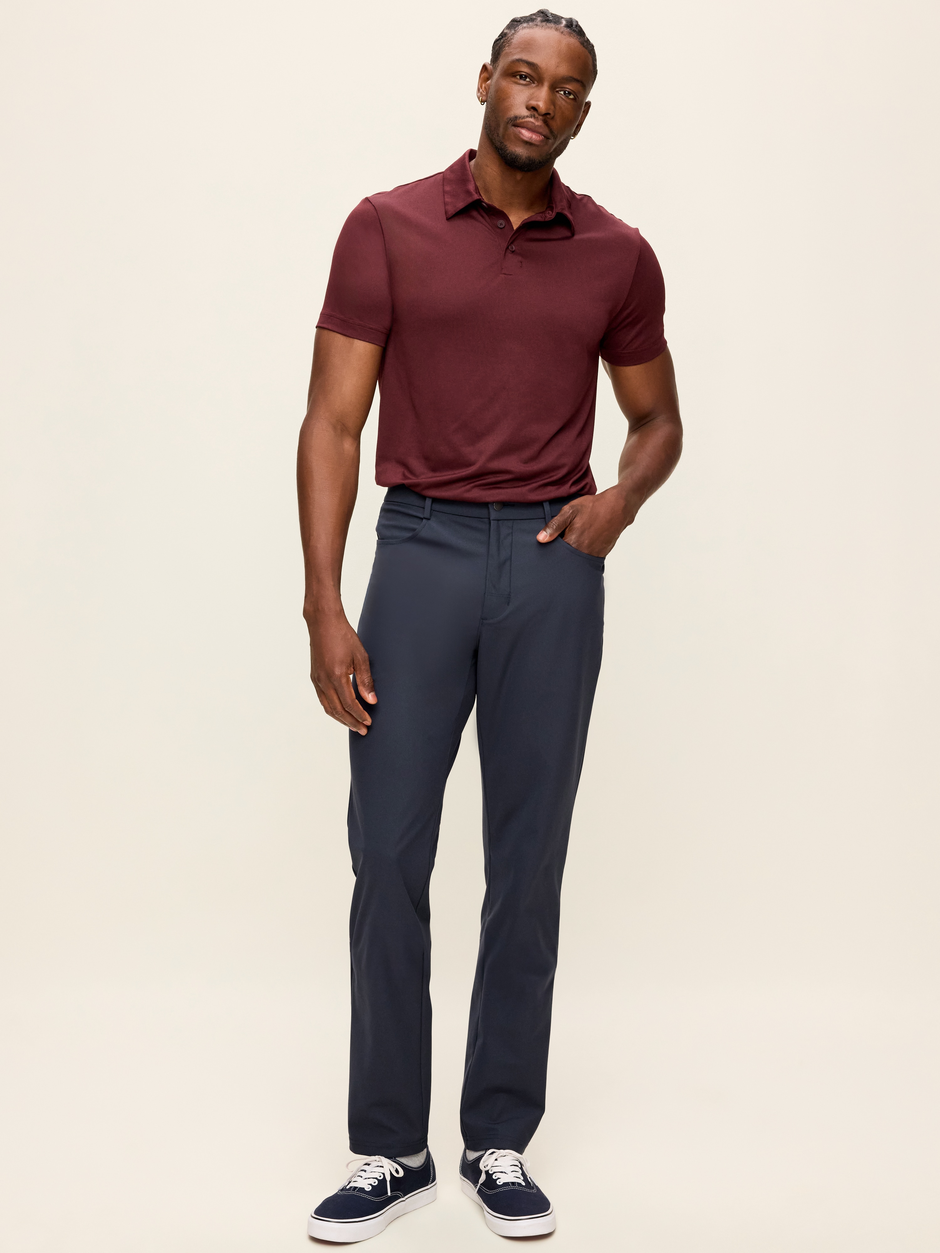 Slim Tech Hybrid Pants - Classic Navy - 2