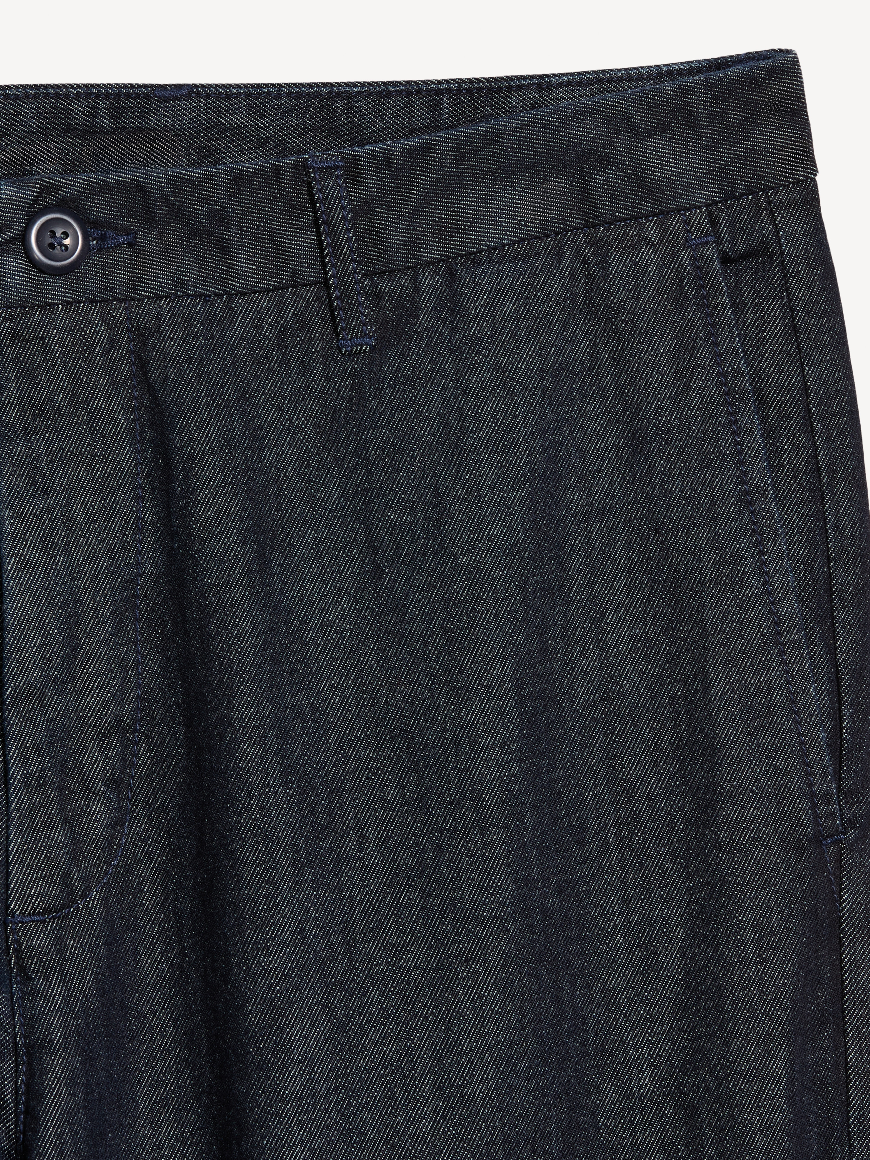 90s Straight-Fit Textured Twill Pants - Raw - 3