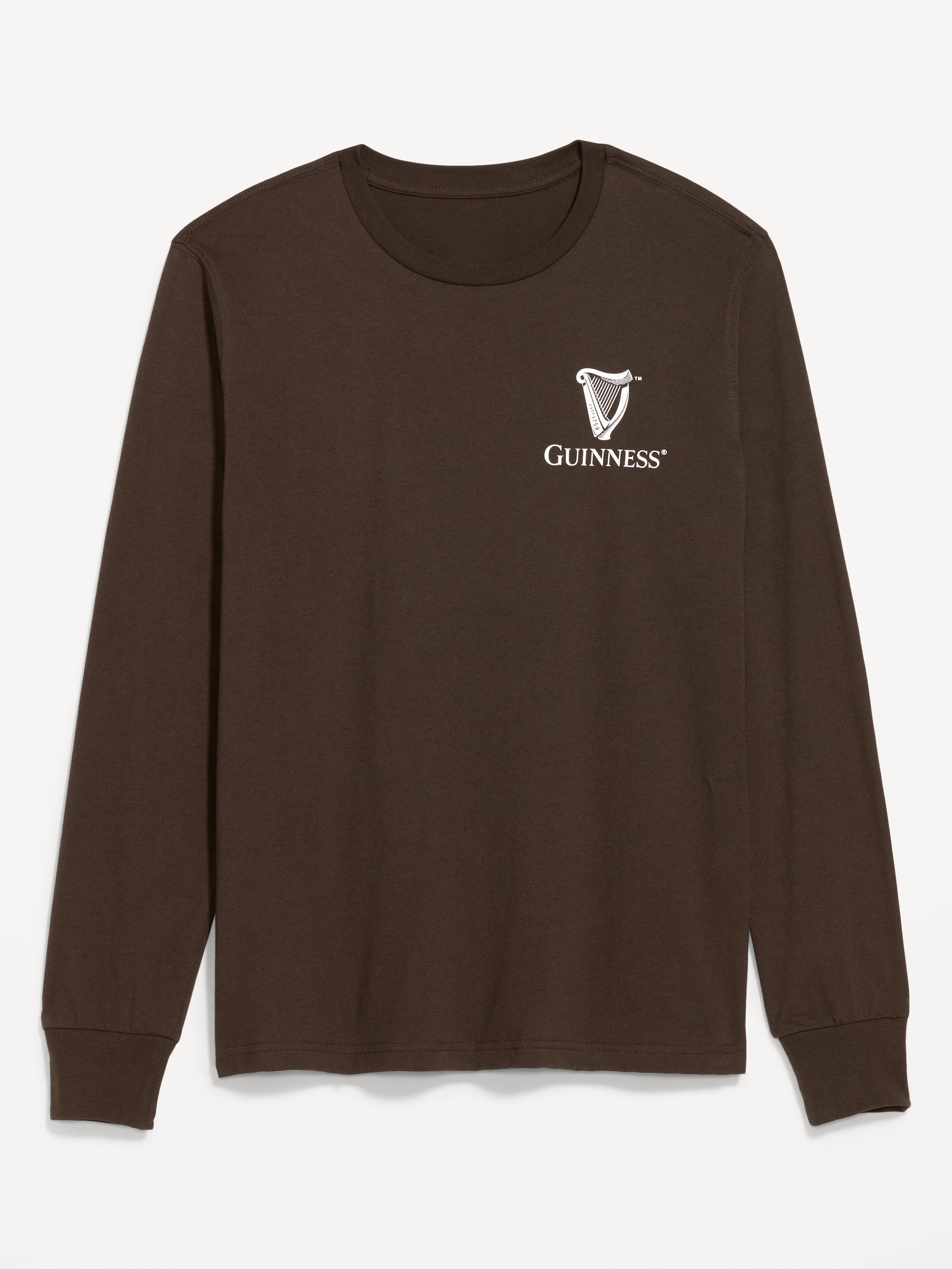 Guinness® Loose Rotation Long-Sleeve Graphic T-Shirt - Surface Brown - 1