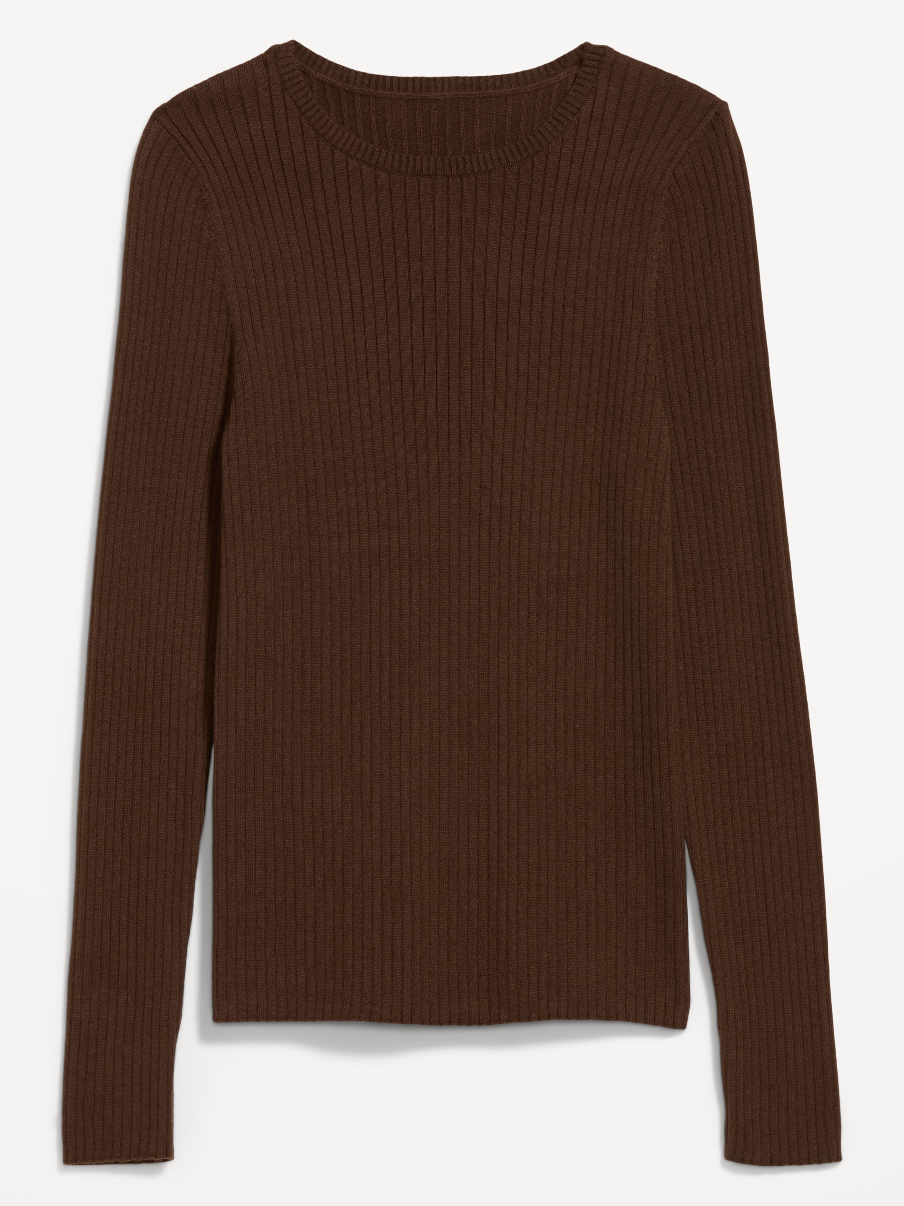 SoSoft Lite Crew-Neck Long-Sleeve Ribbed Sweater - Earthen - 1
