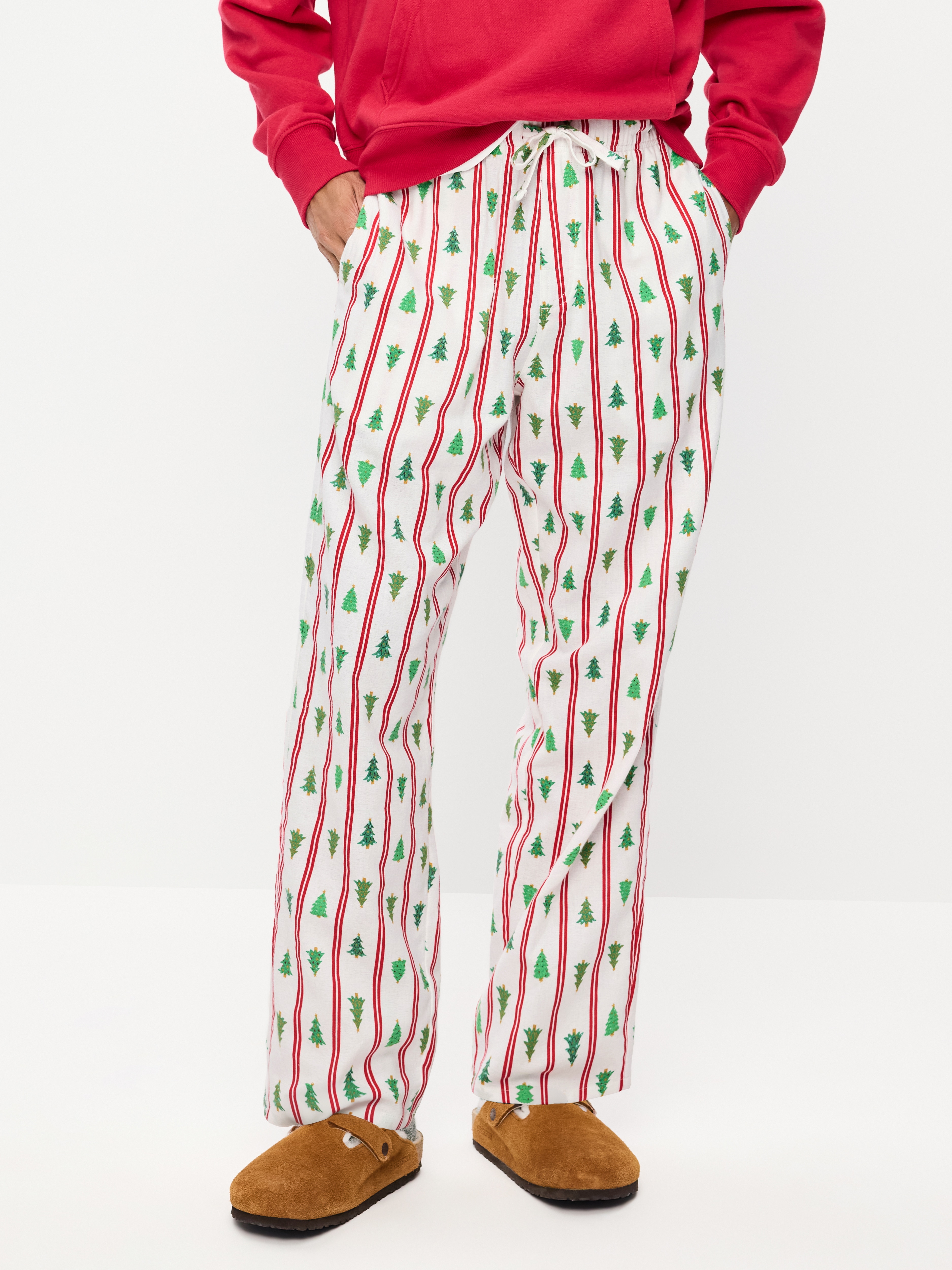 Flannel Pajama Pants - Tree Stripes (Match the Fam!) - 2