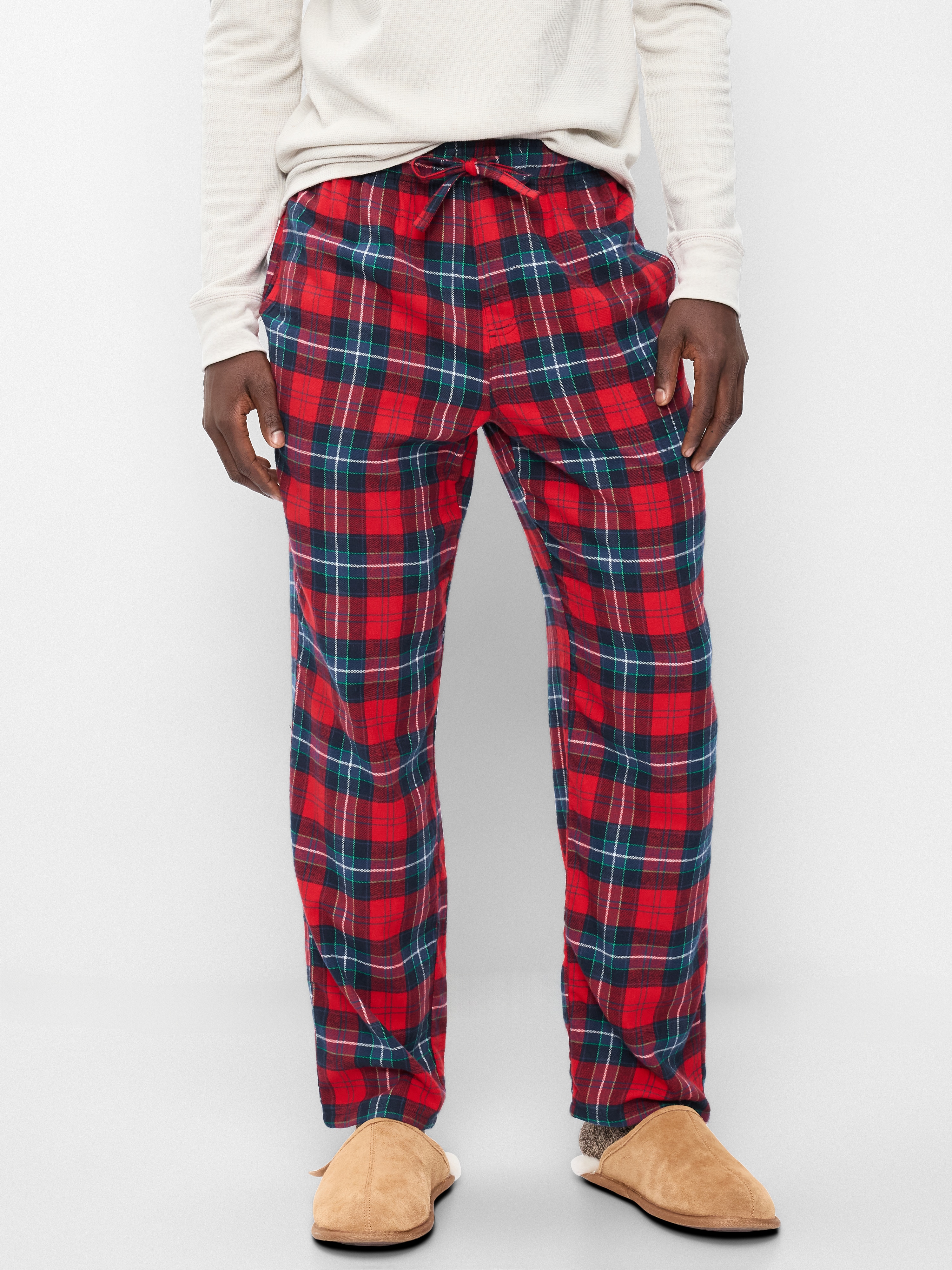 Flannel Pajama Pants - Red Plaid (Match the Fam!) - 2