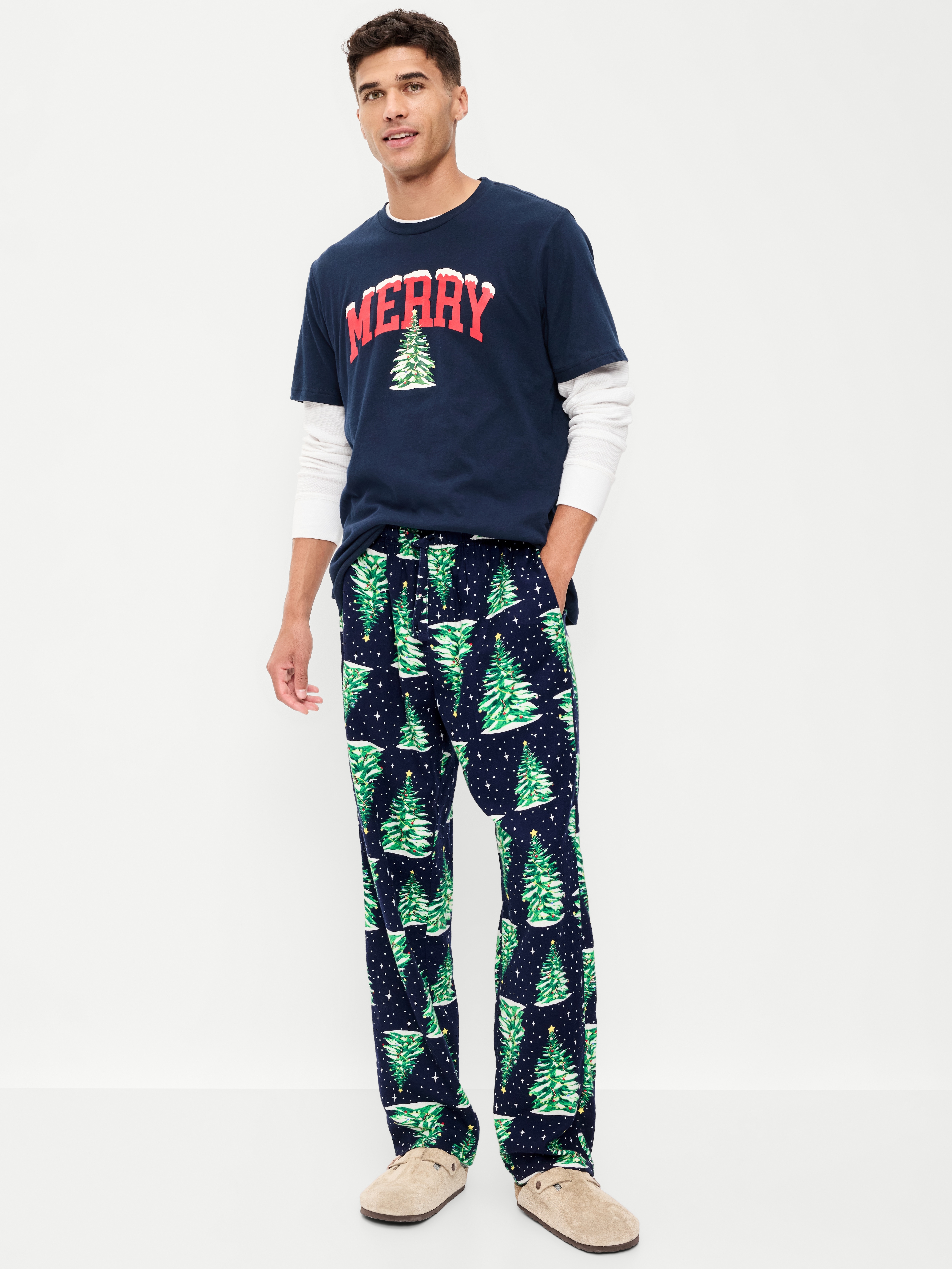 Flannel Pajama Pants - Christmas Trees (Match the Fam!) - 1