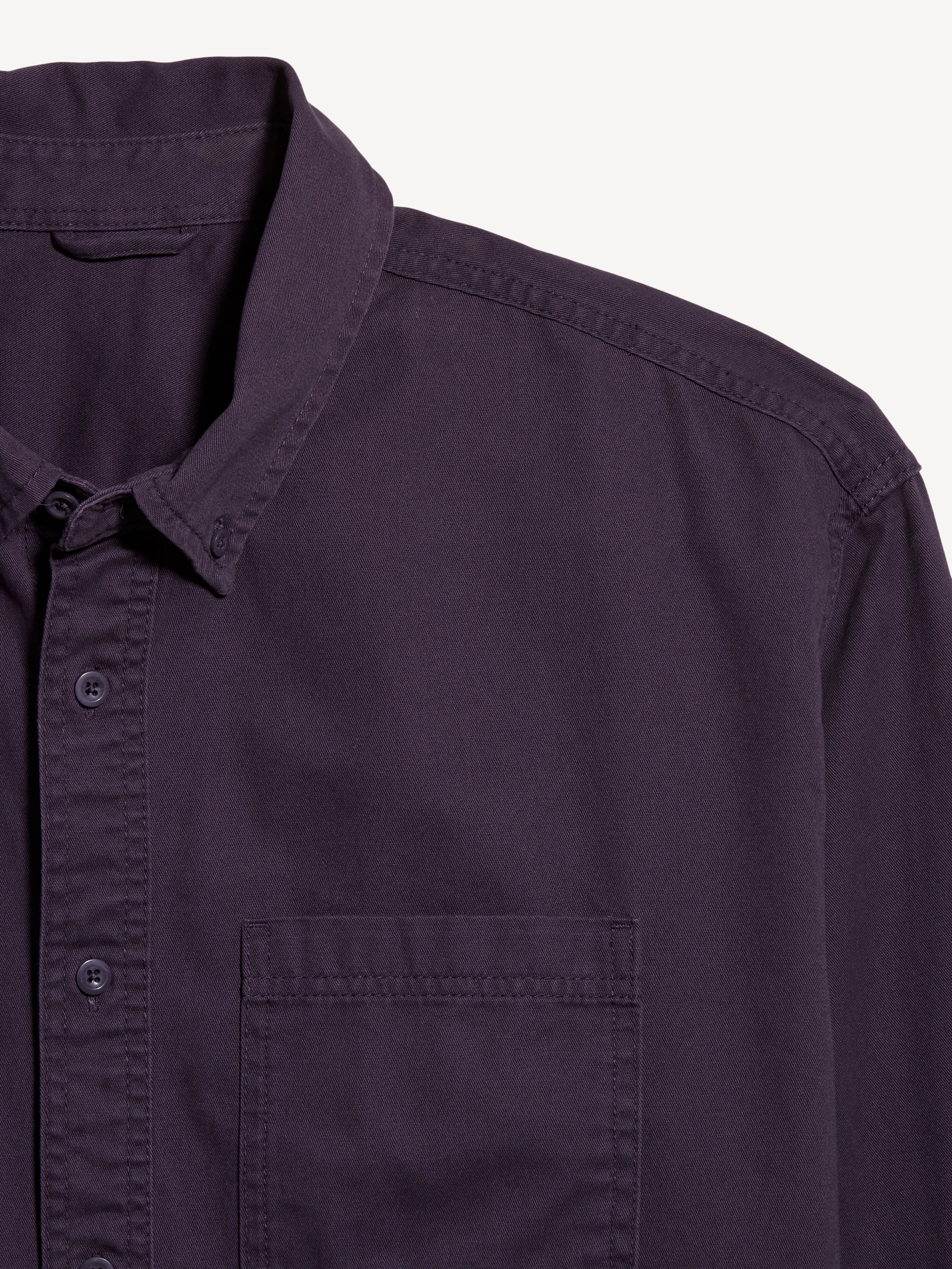 Loose Fit Long-Sleeve Denim Shirt - Nebula - 3
