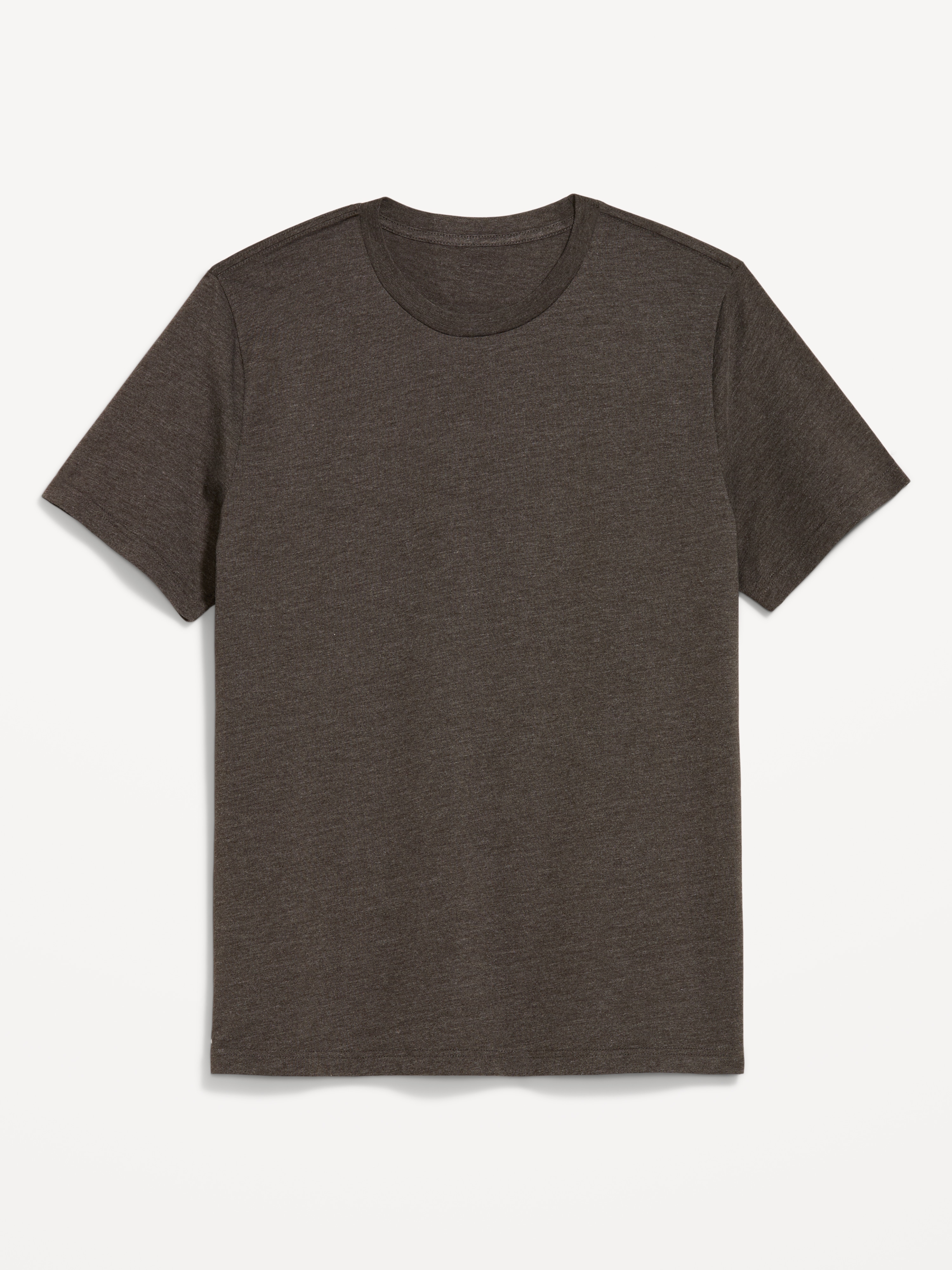 Soft-Washed Crew-Neck Short-Sleeve Tee - Surface Brown - 1