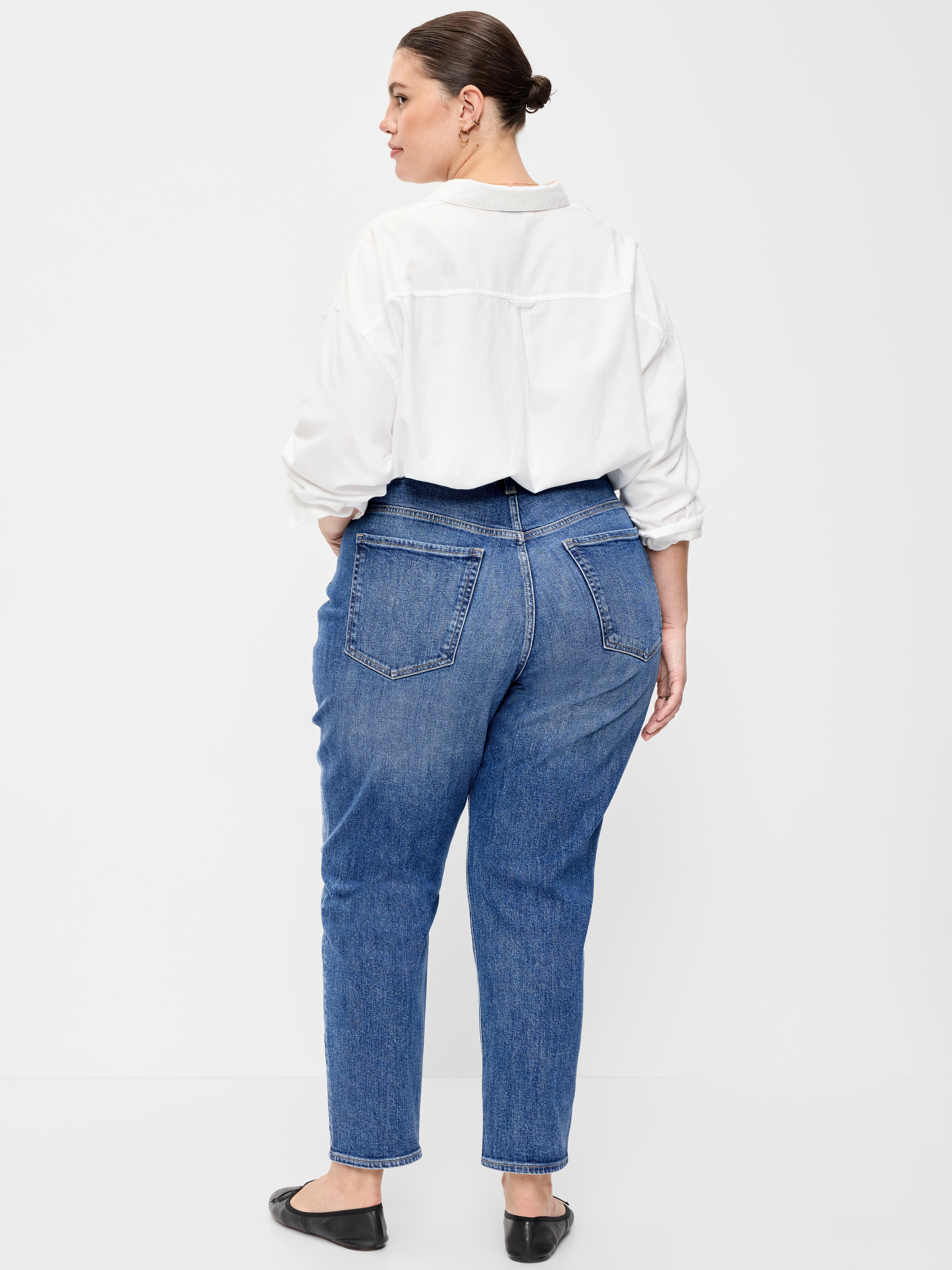 Curvy High-Waisted OG Straight Ankle Jeans - Flossie Ann - 8