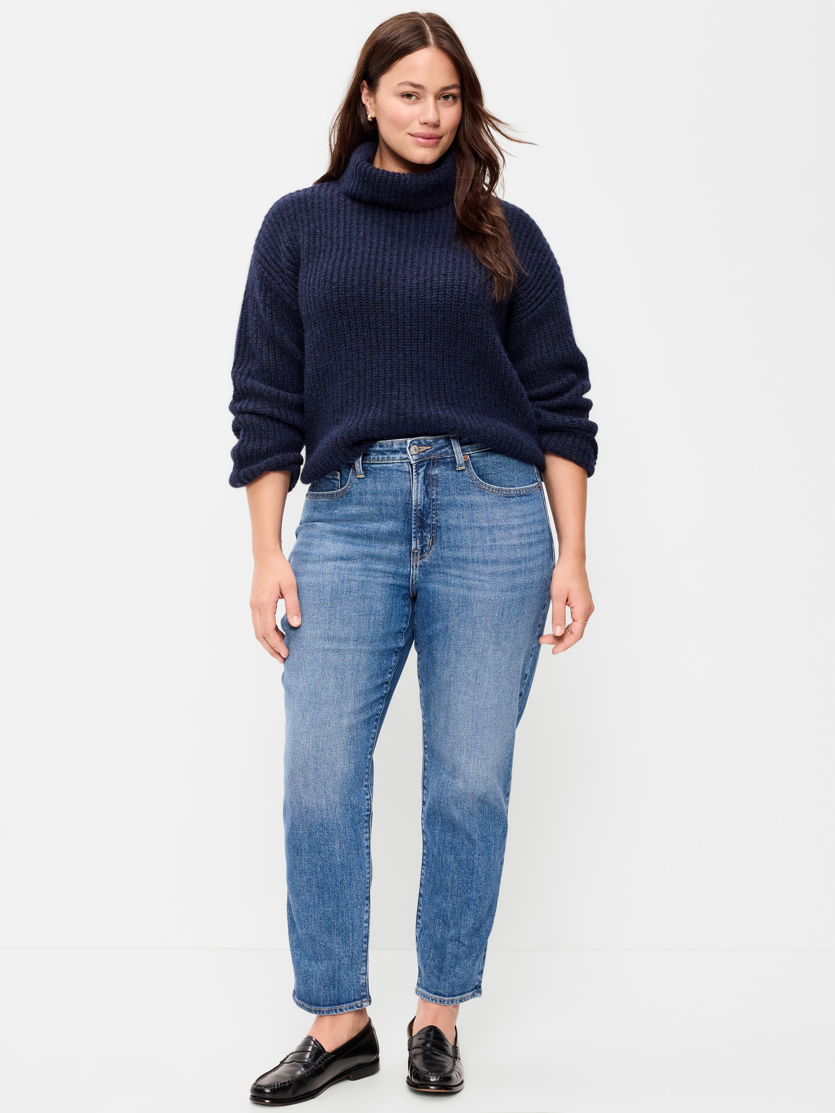 Curvy High-Waisted OG Straight Ankle Jeans - Flossie Ann - 5