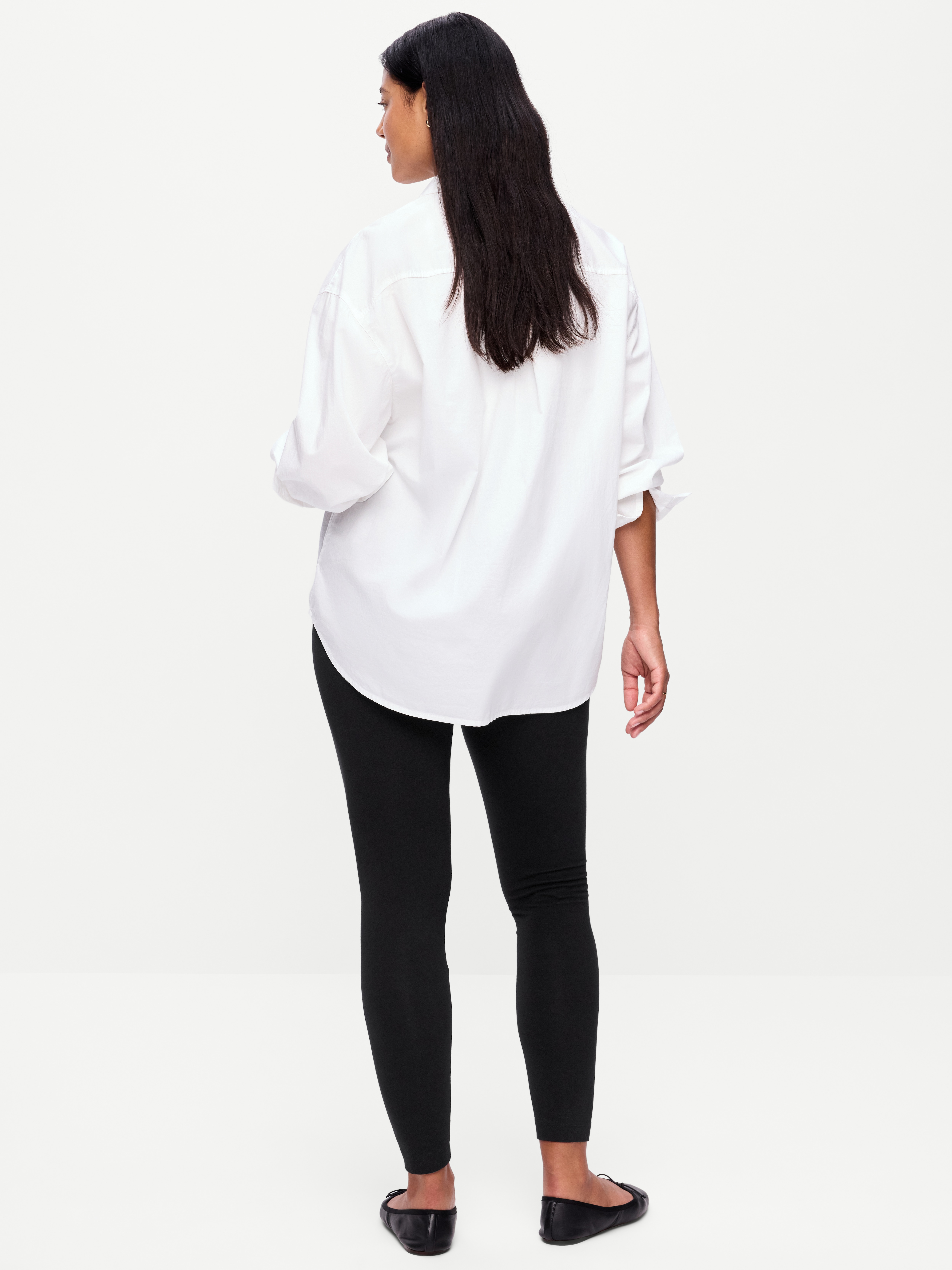 Maternity Full-Panel Leggings - Black Jack - 3