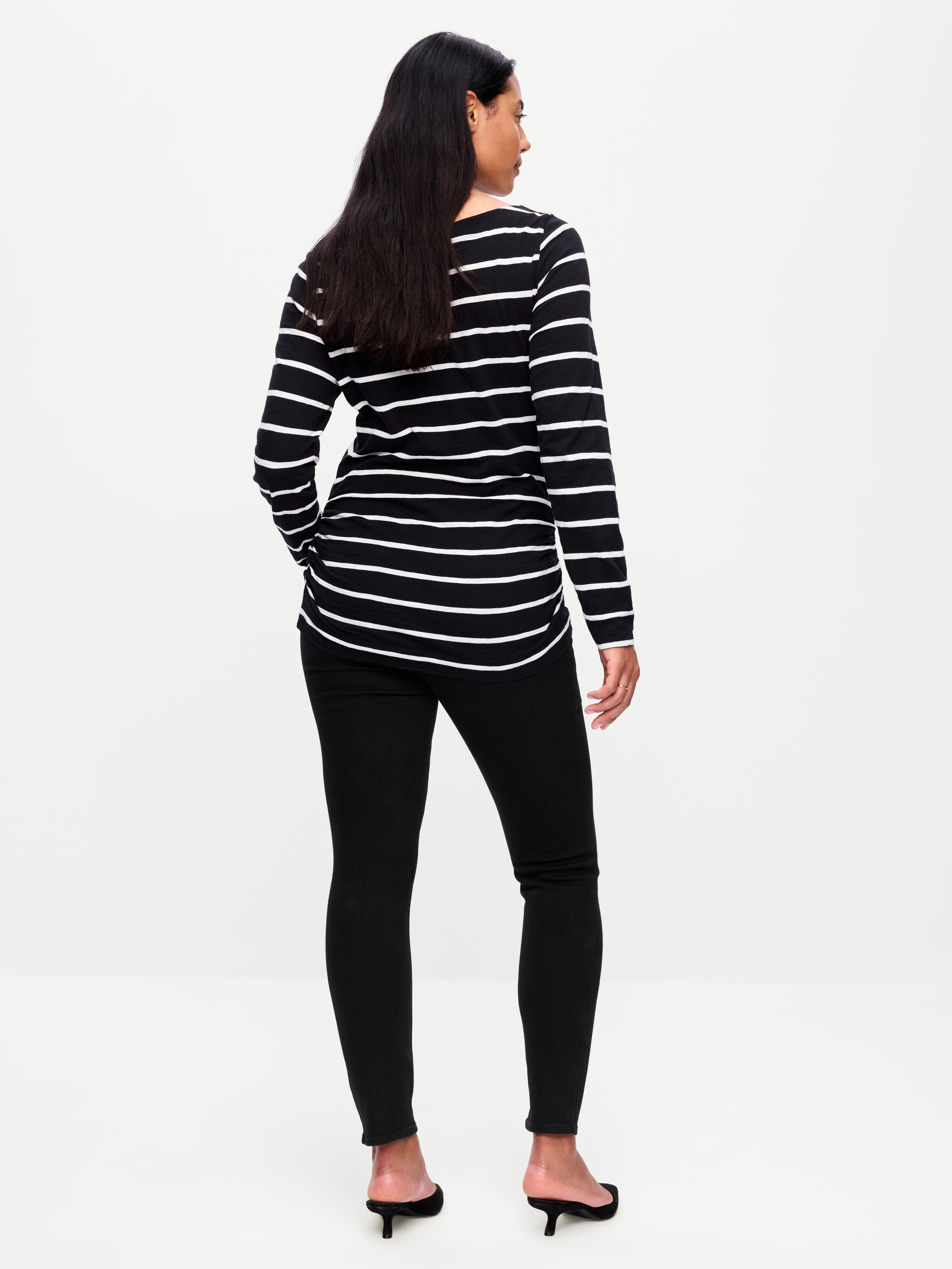 Maternity Full-Panel Wow Skinny Jeans - Black Jack - 3