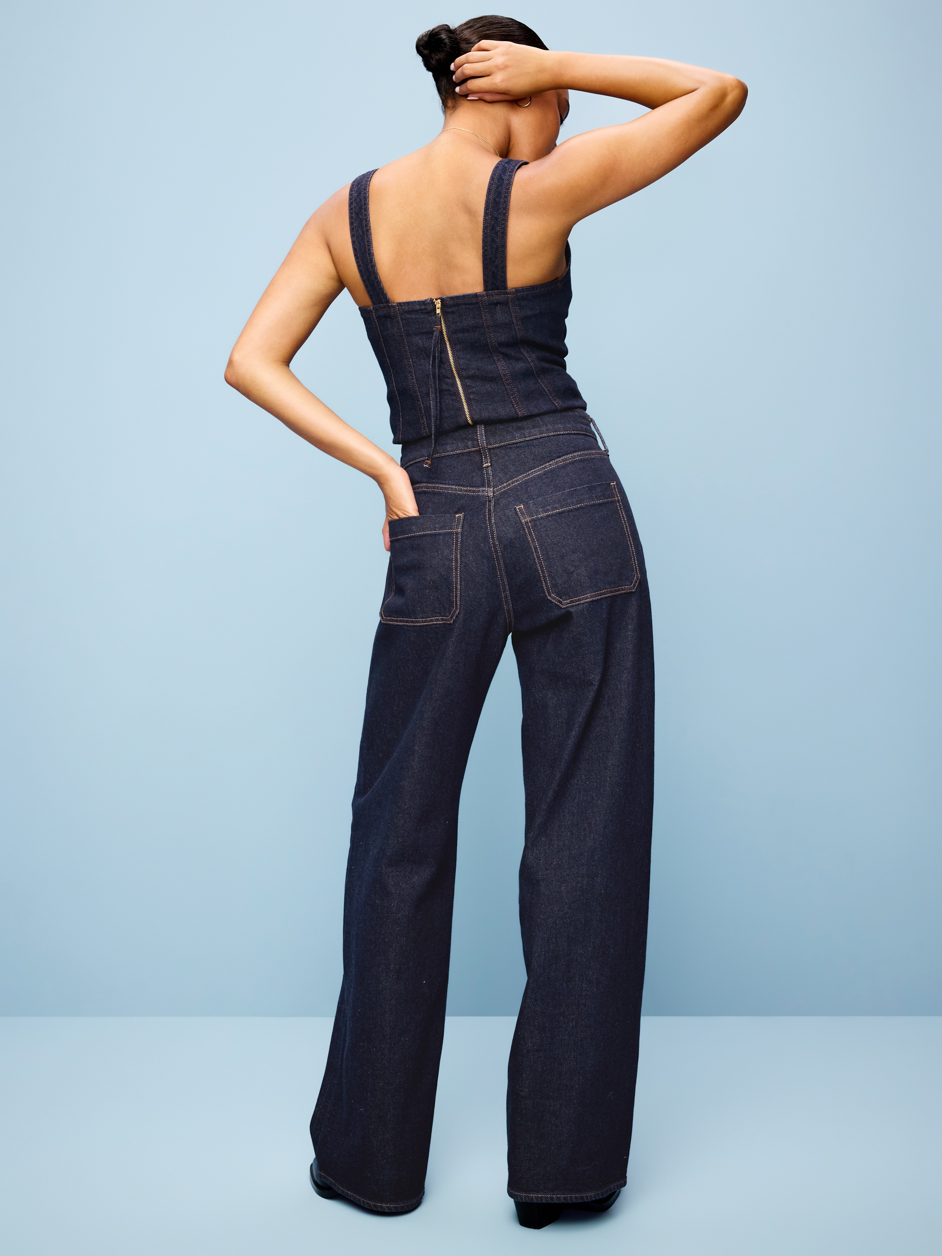 Curvy Extra High-Waisted Wide-Leg Jeans - Wren - 3