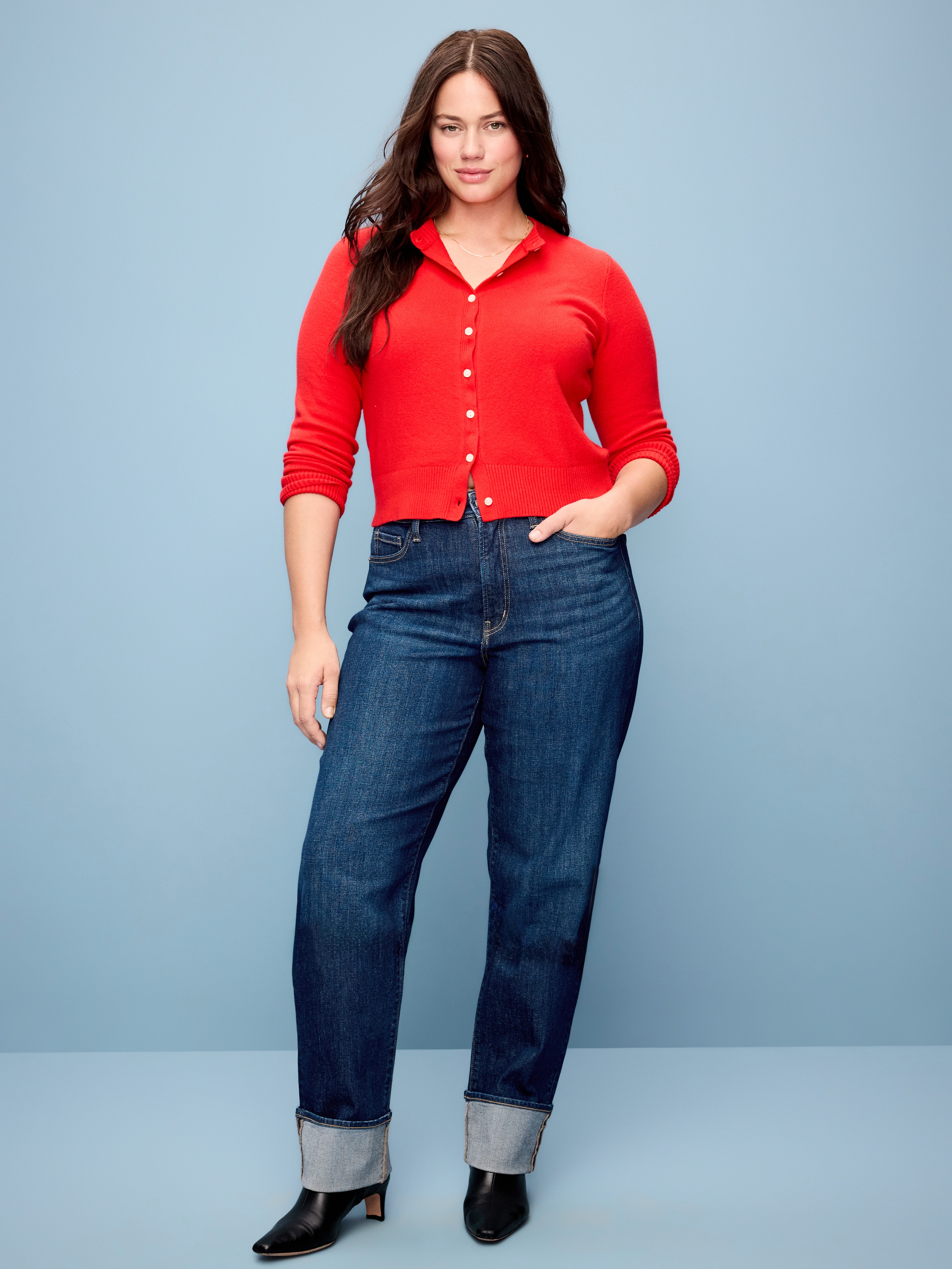 Curvy High-Waisted OG Loose Jeans - Johnnie Mae - 5