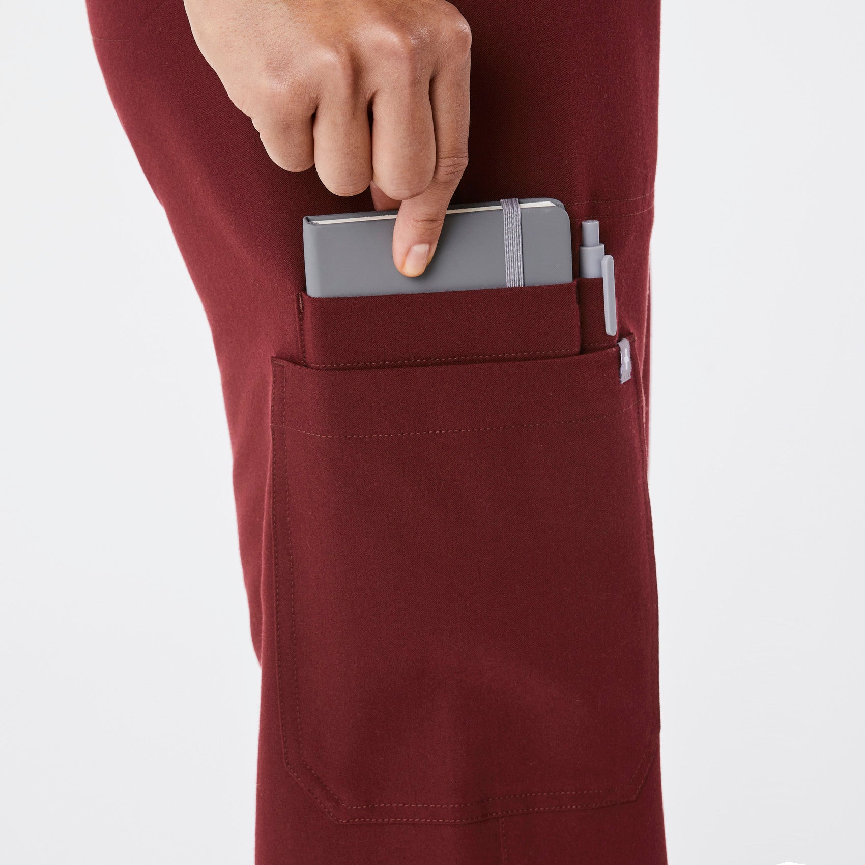 High Waisted Isabel Wide Leg Scrub Pants - 40