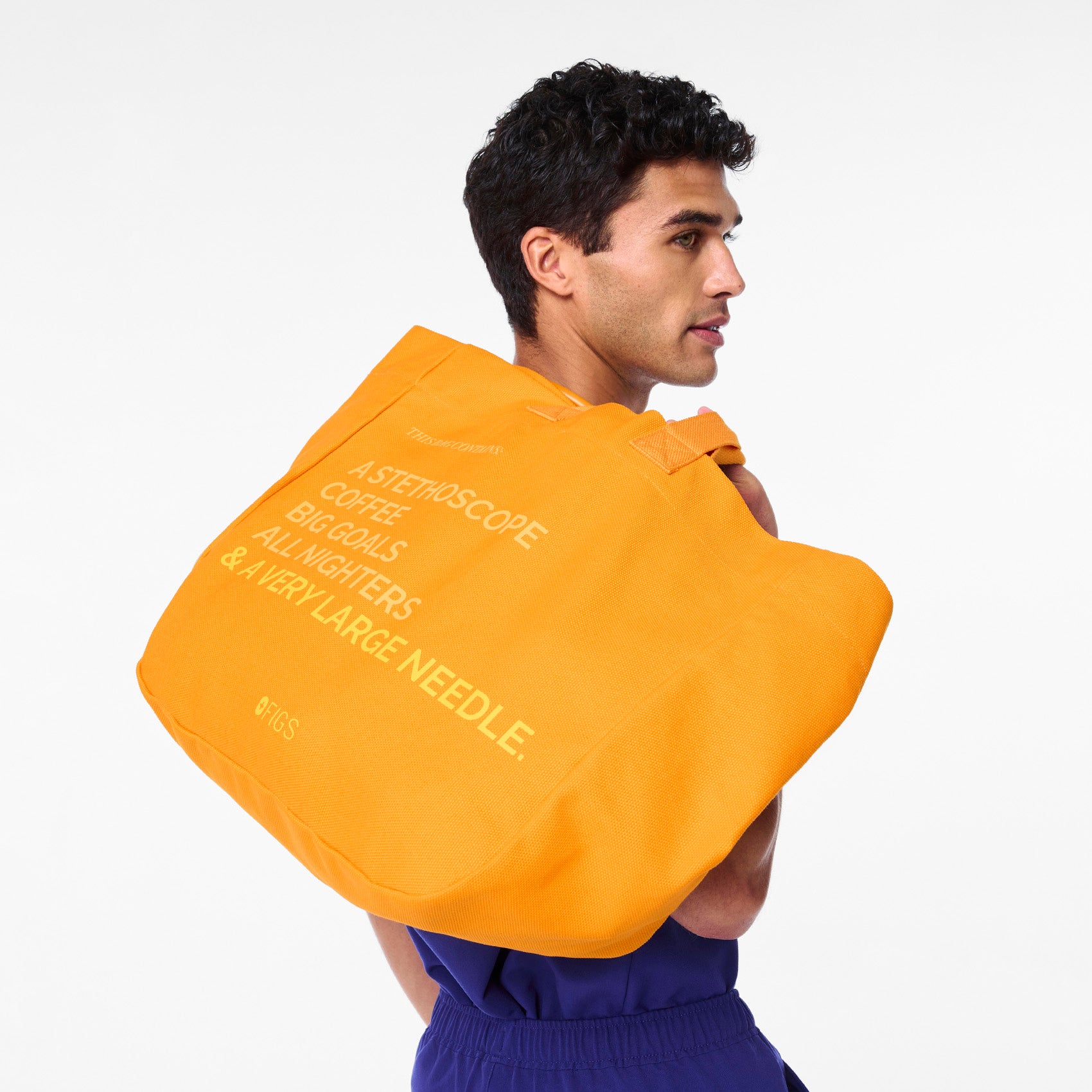 A Very Large Needle Detachable Strap Tote - 32
