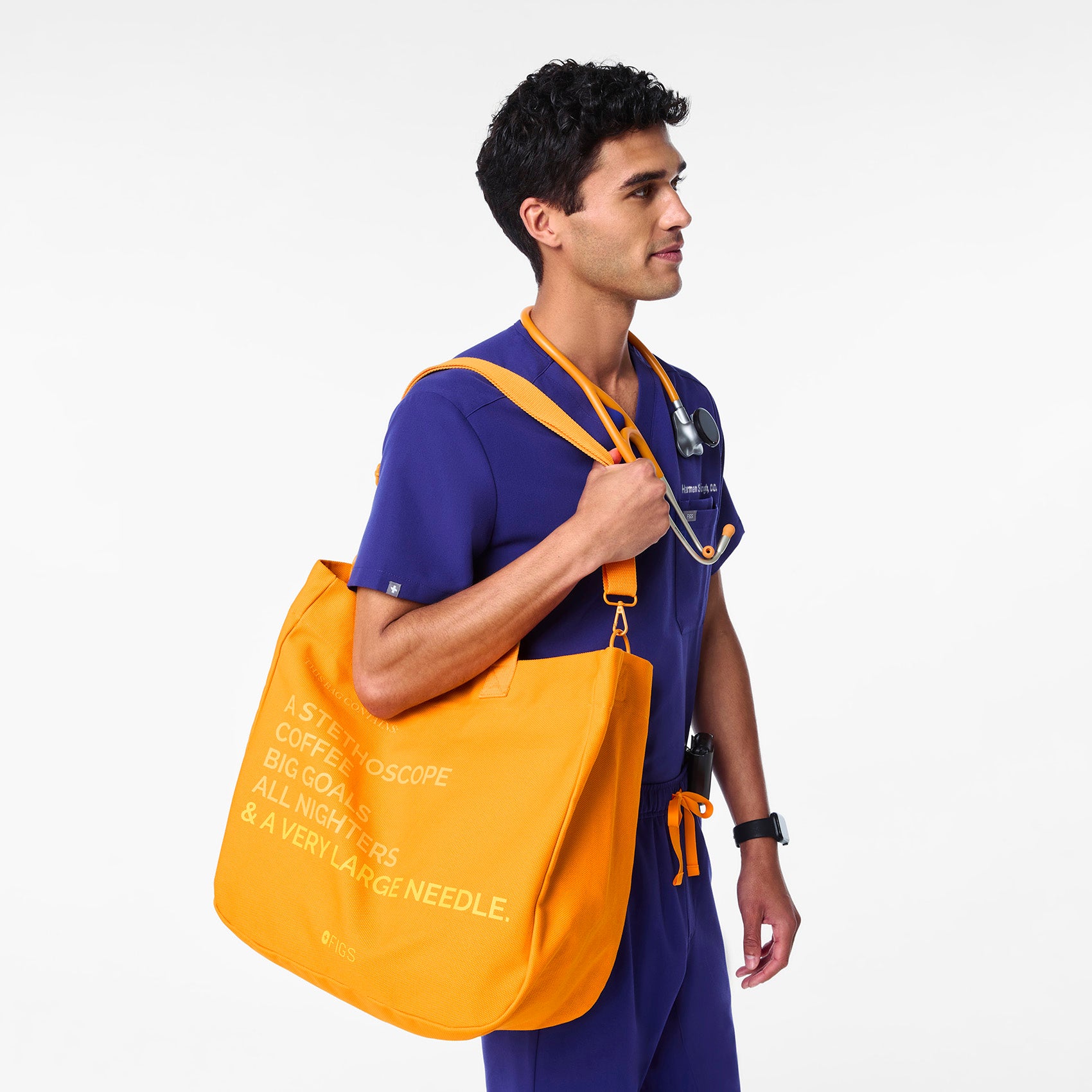 A Very Large Needle Detachable Strap Tote - 33