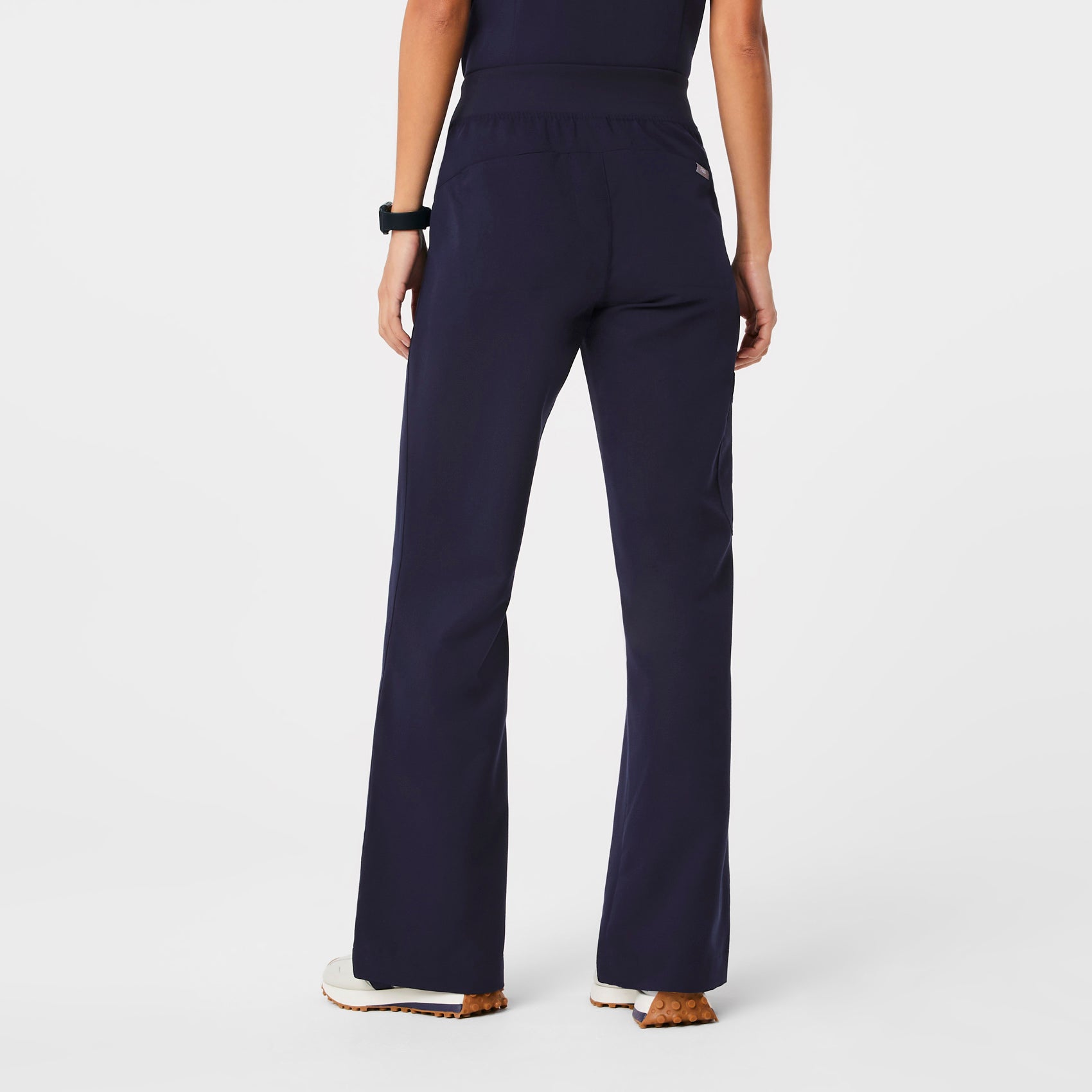 High Waisted Isabel Wide Leg Scrub Pants - 12