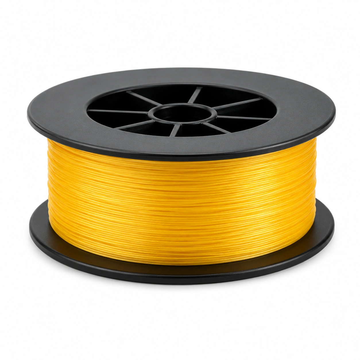 Polyester Schnur Gelb auf Rolle-Oakvistaa