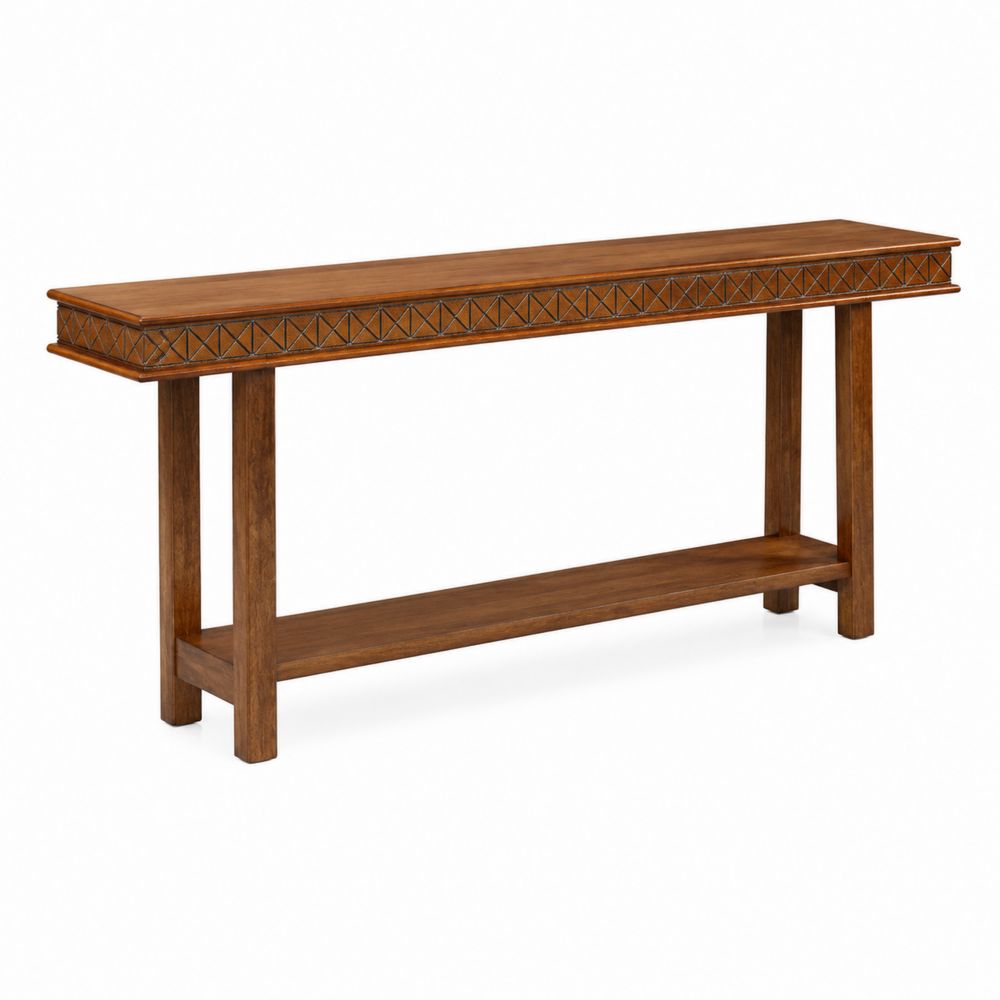 Table console en bois massif 150x40x80 cm