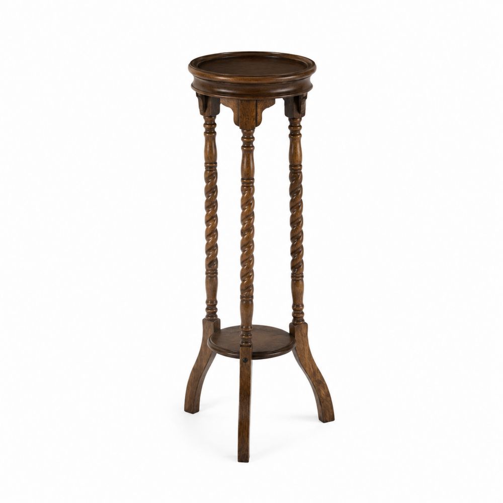 Table d'appoint ronde en bois massif 90 cm