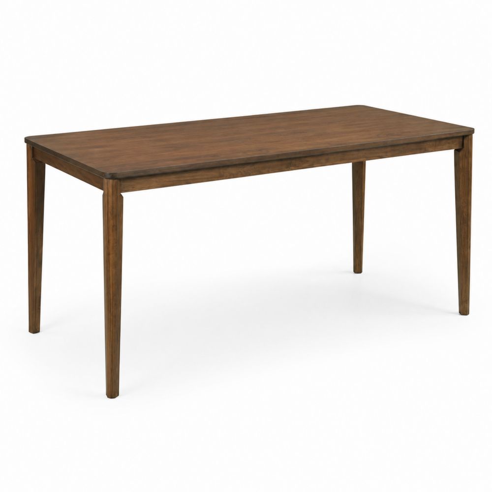 Table Rectangulaire en Bois Massif 150 cm Marron