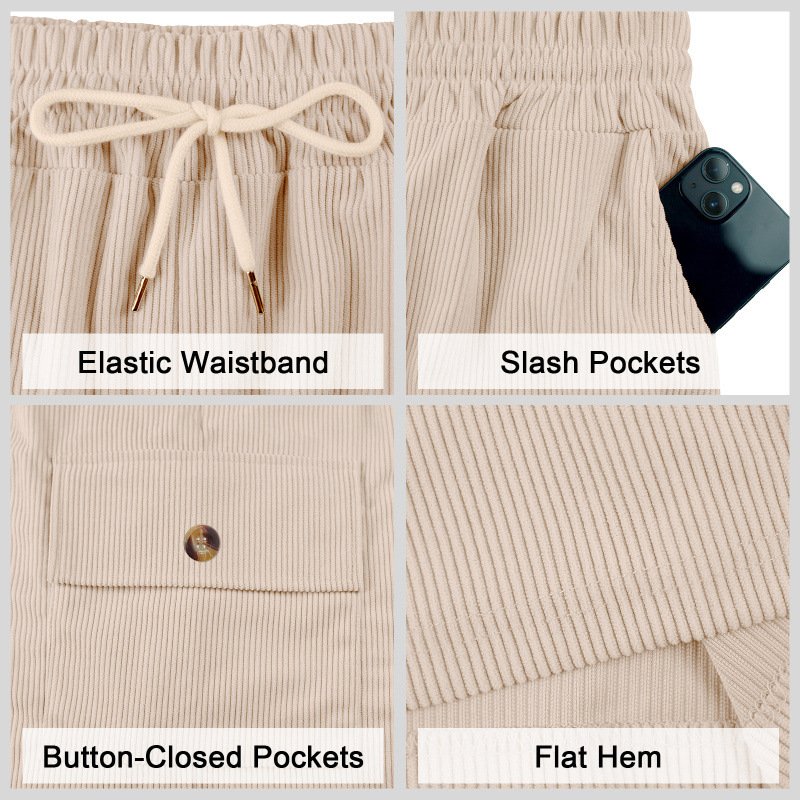 Männer bekommen nicht genug von diesen ultra-atmungsaktiven Cord-Cargo-Shorts