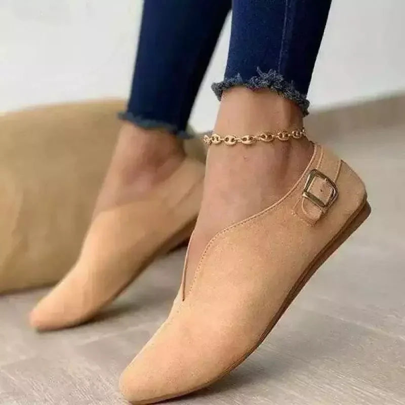 Marisol Damen-Freizeit-Loafer im Retro-Stil