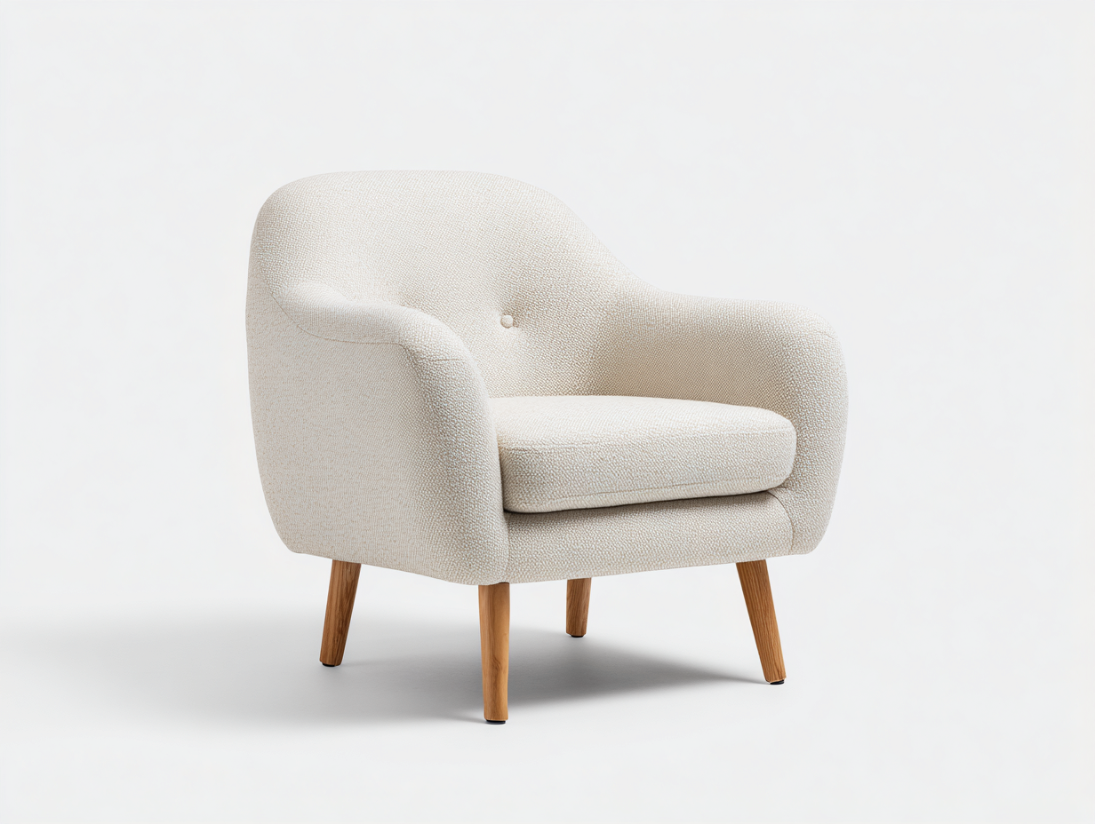 Sillones relax sillón tapizado tela 78x72x82 cm - beige - diseño moderno-Maluxoliving